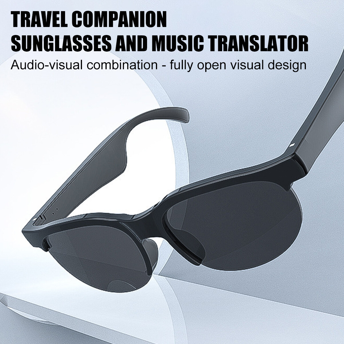 New Smart Glasses Earphones 150 Language Voice Translation AI Translator Glasses