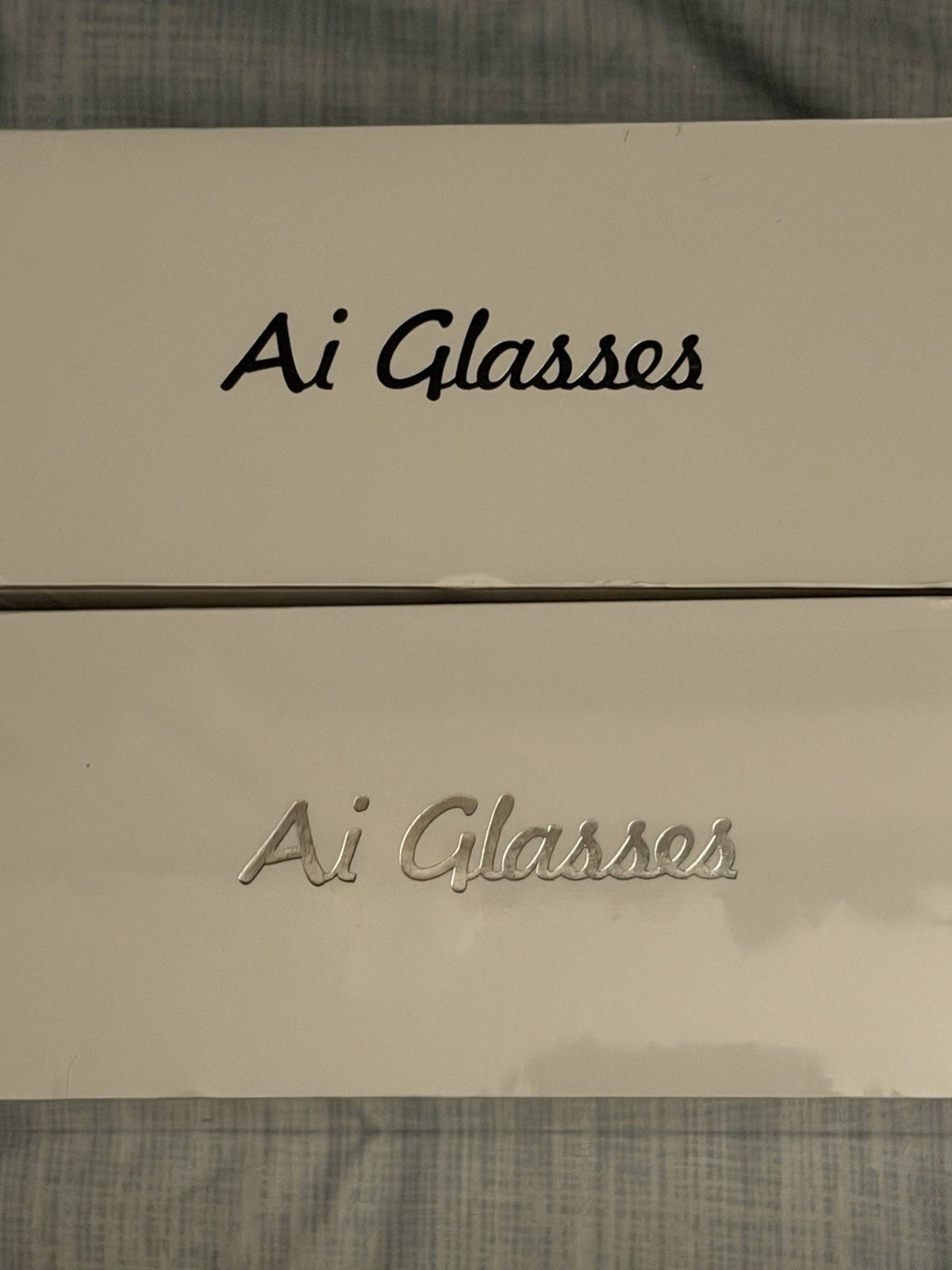 (2) AIMB-S1 AI Smart Glasses HD Black & White Brand New Factory Sealed