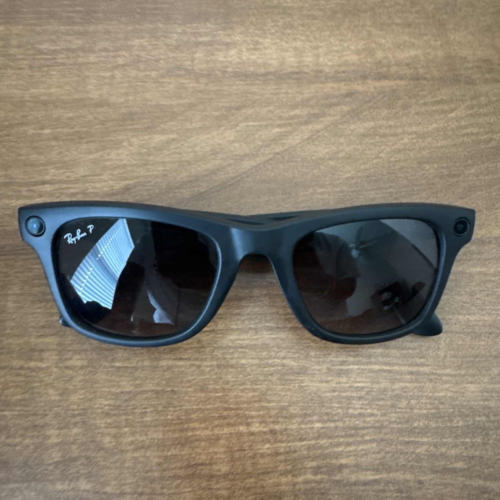Ray-Ban Meta Wayfarer Gen 1 Matte Black Polarized RW4008 AI Smart Glasses