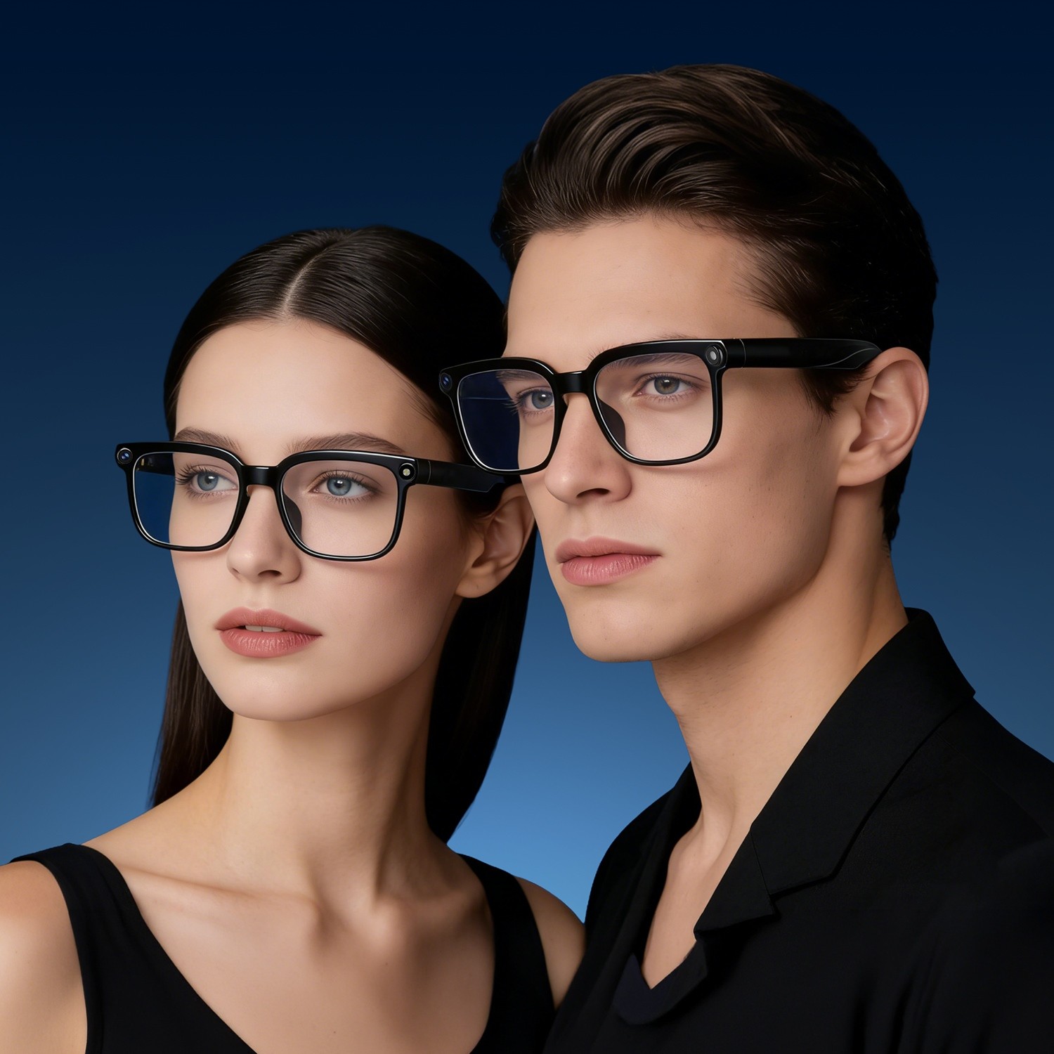 Smart AI Glasses with Camera 8MP HD1080P Real Time Translation Open-ear Audio