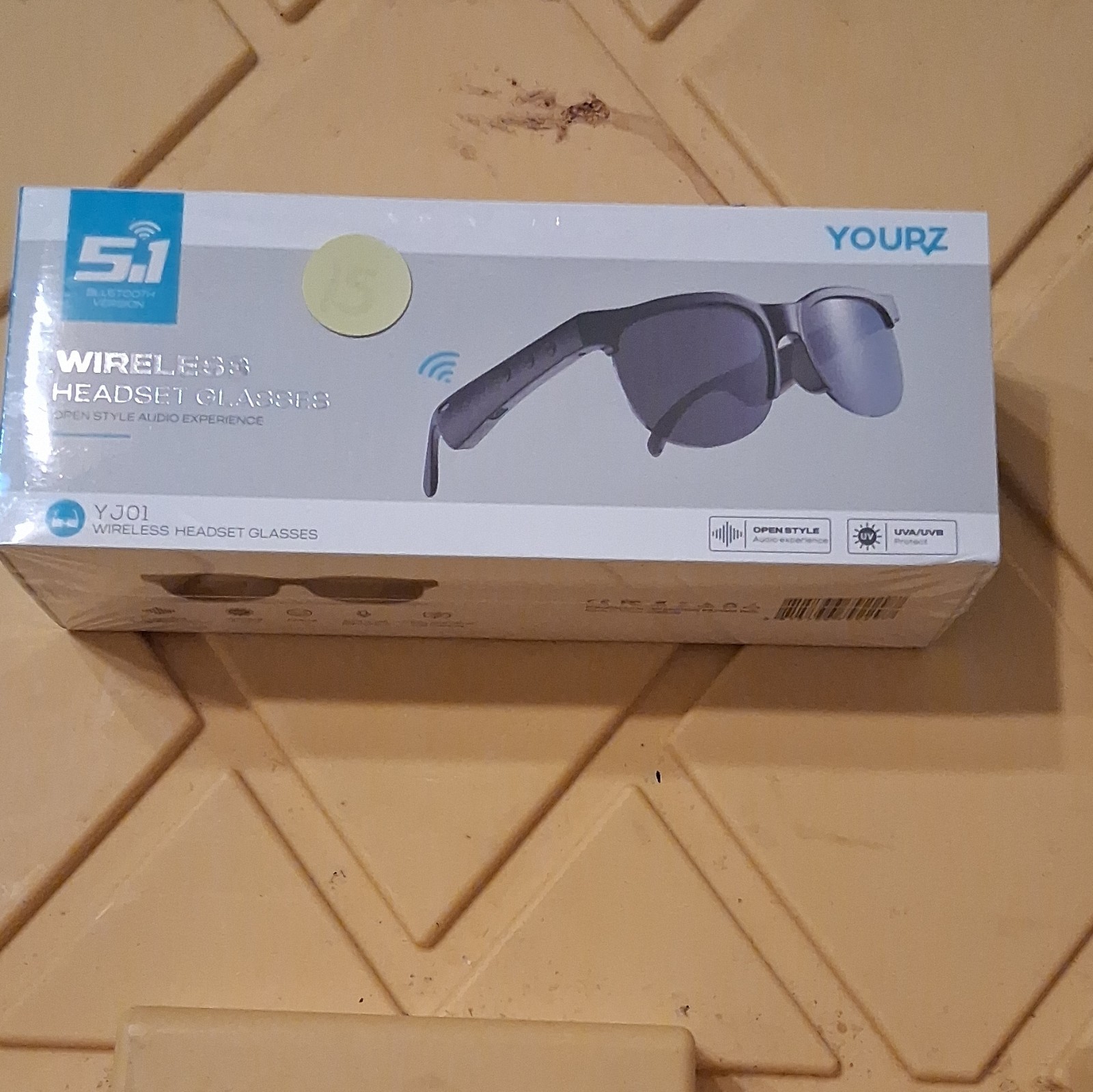 YOURZ YJ01 Bluetooth 5.1 Wireless Headset Smart Glasses MPN YJ01