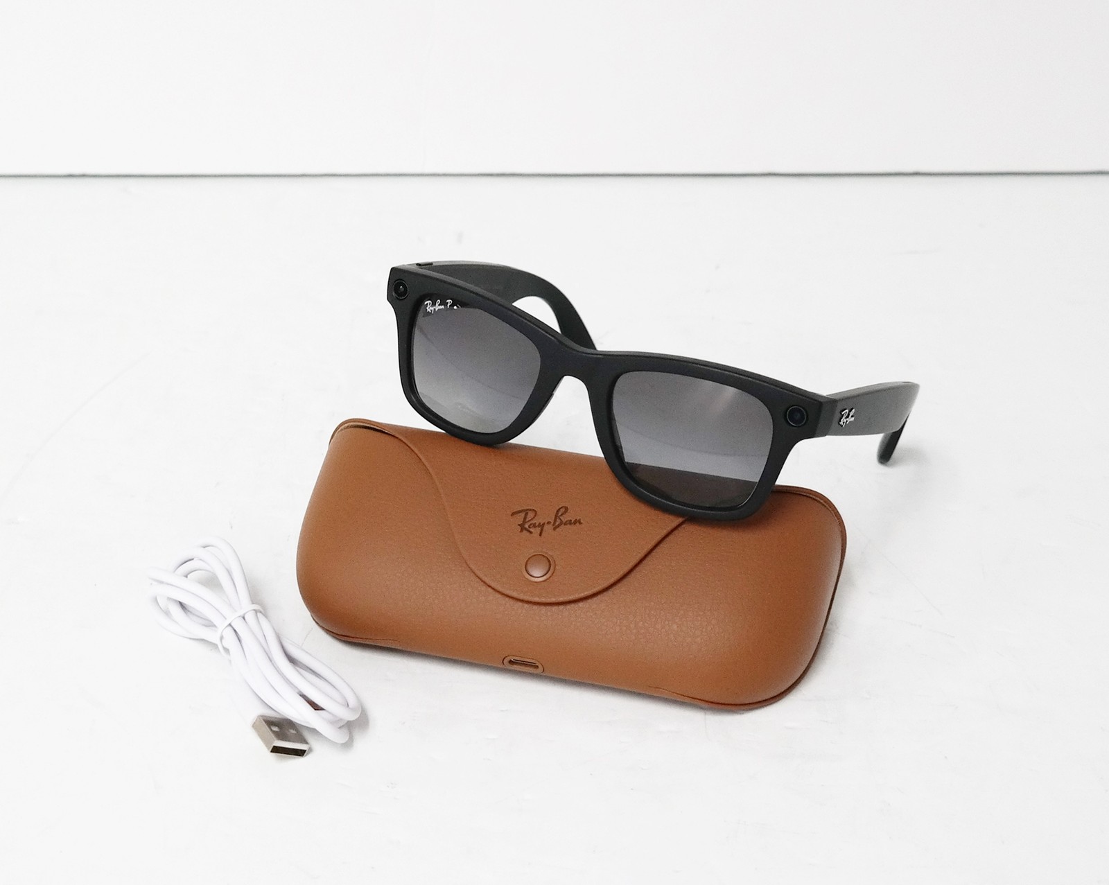 Ray-Ban Meta Wayfarer RW4006 601ST3 Smart Sunglasses Matte Black/Graphite