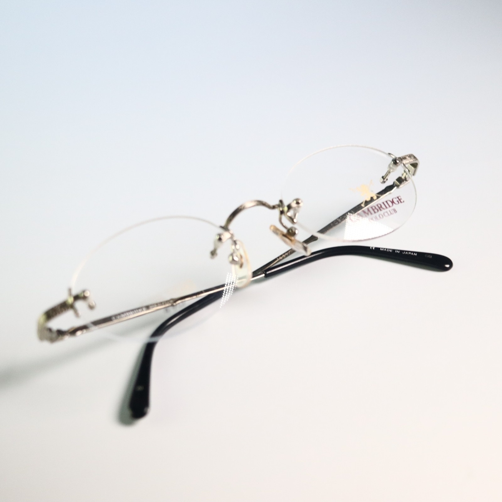 G2U without tags Cambridge Polo club 100 TITAN 4920 138 rimless eyeglasses embos