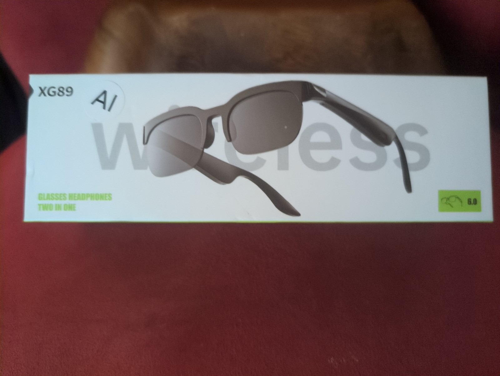 Wireless Smart Glasses AI XG89 With Built In Headphones Brand New Sealed