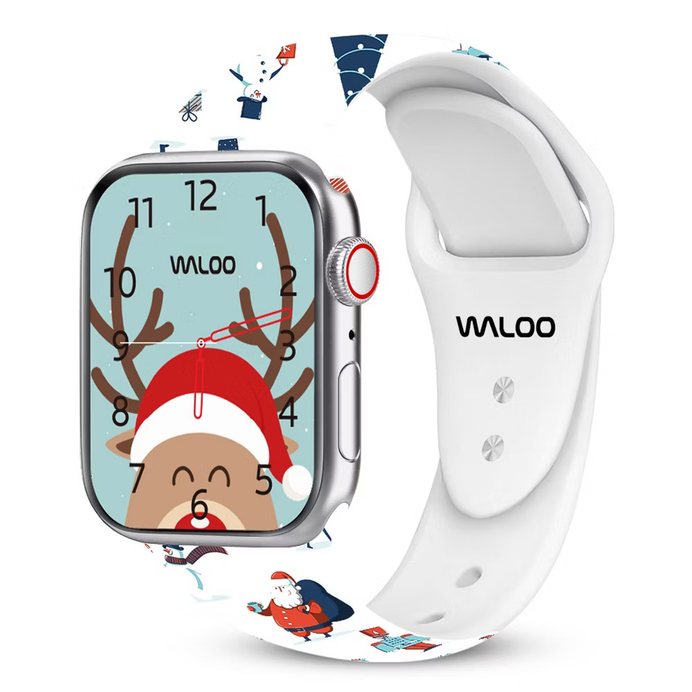 Waloo Christmas/Holiday Fun Silicone Band For Apple Watch – 44/45/46/49mm