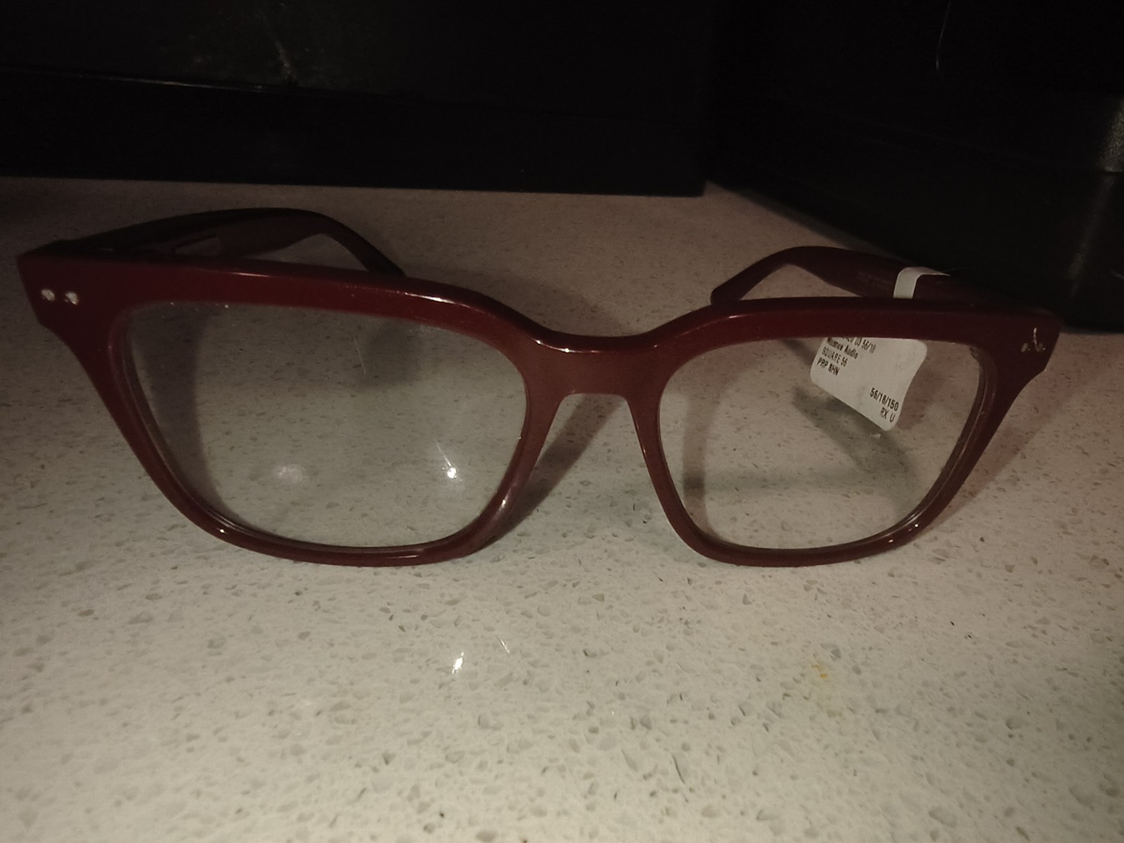 Nuance Audio Hearing Glasses Shiny Burgundy NEW w/ Tags Retail $699 – See Descr