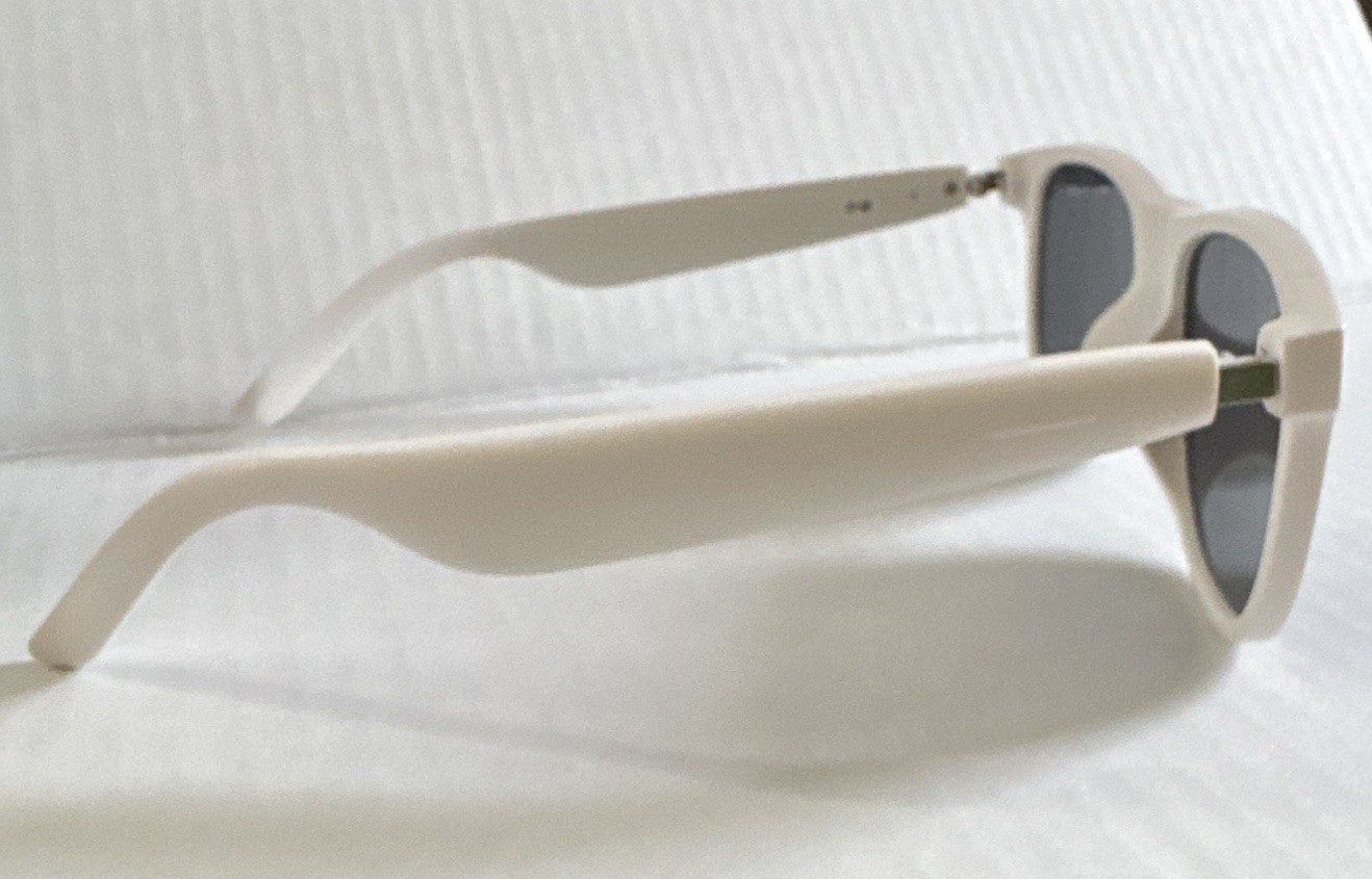 DMES AI GLASSES Smart Glasses White Frame USB Connectivity w/ USB Cable