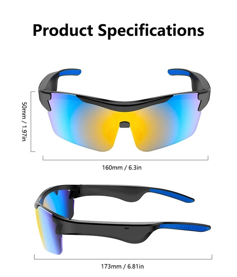 AI-Powered Translation Bluetooth Glasses