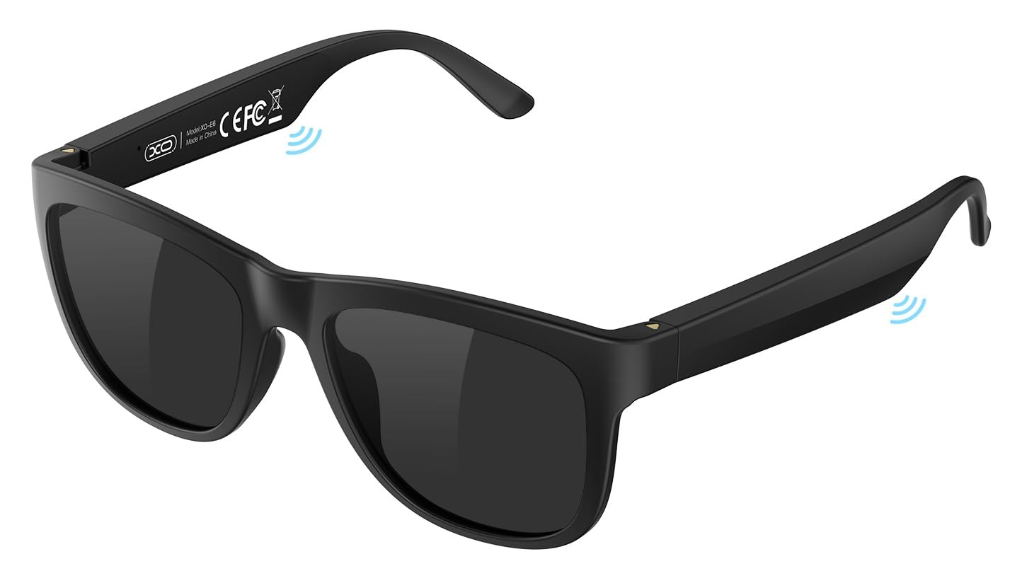 Bluetooth Glasses for Women & Men, Smart Audio Sunglasses for Men with Built-…