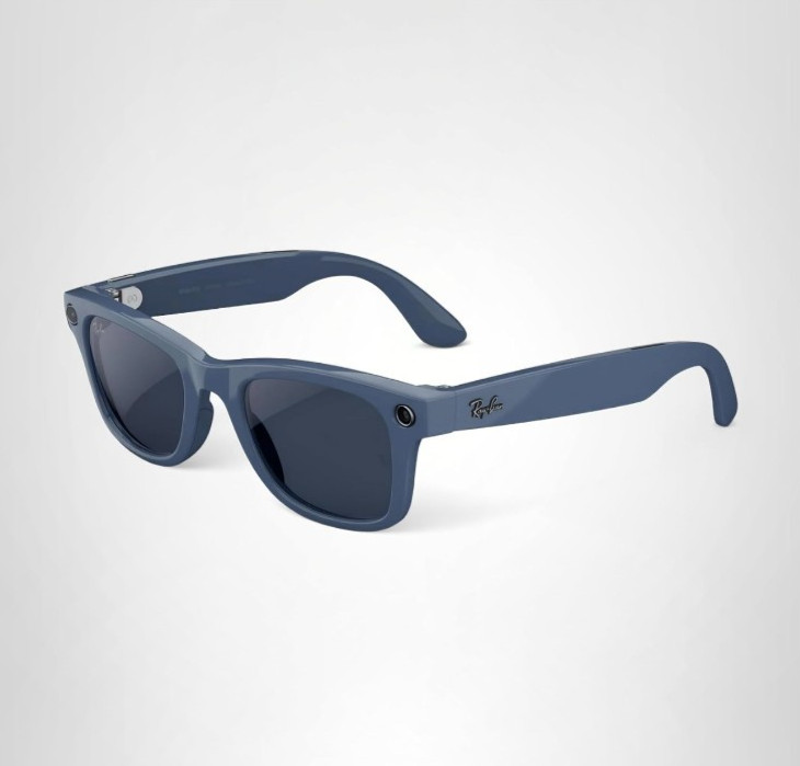 Ray-Ban Meta Wayfarer Gen 2 Cosmic Blue Frame Sapphire Transition Lenses RW4012
