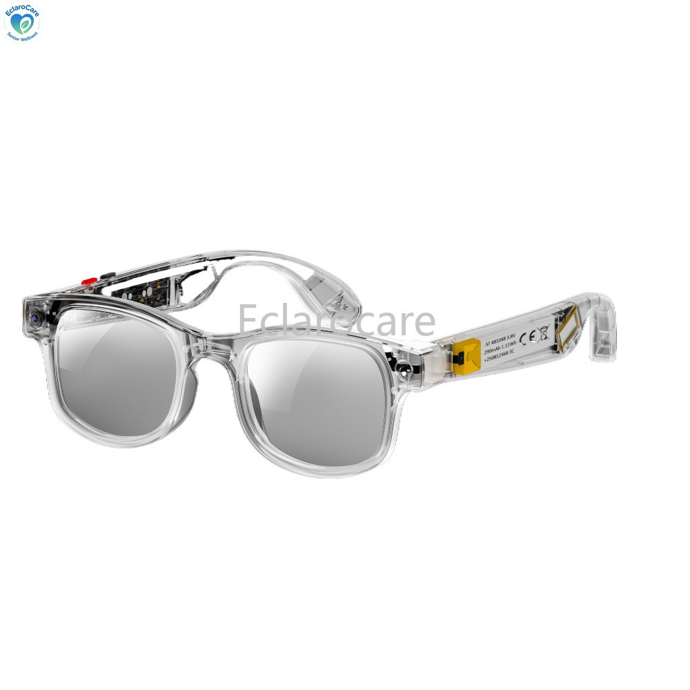 AI Smart Glasses 8MP Camera Blue Light Filter & Video Recording AI Translation