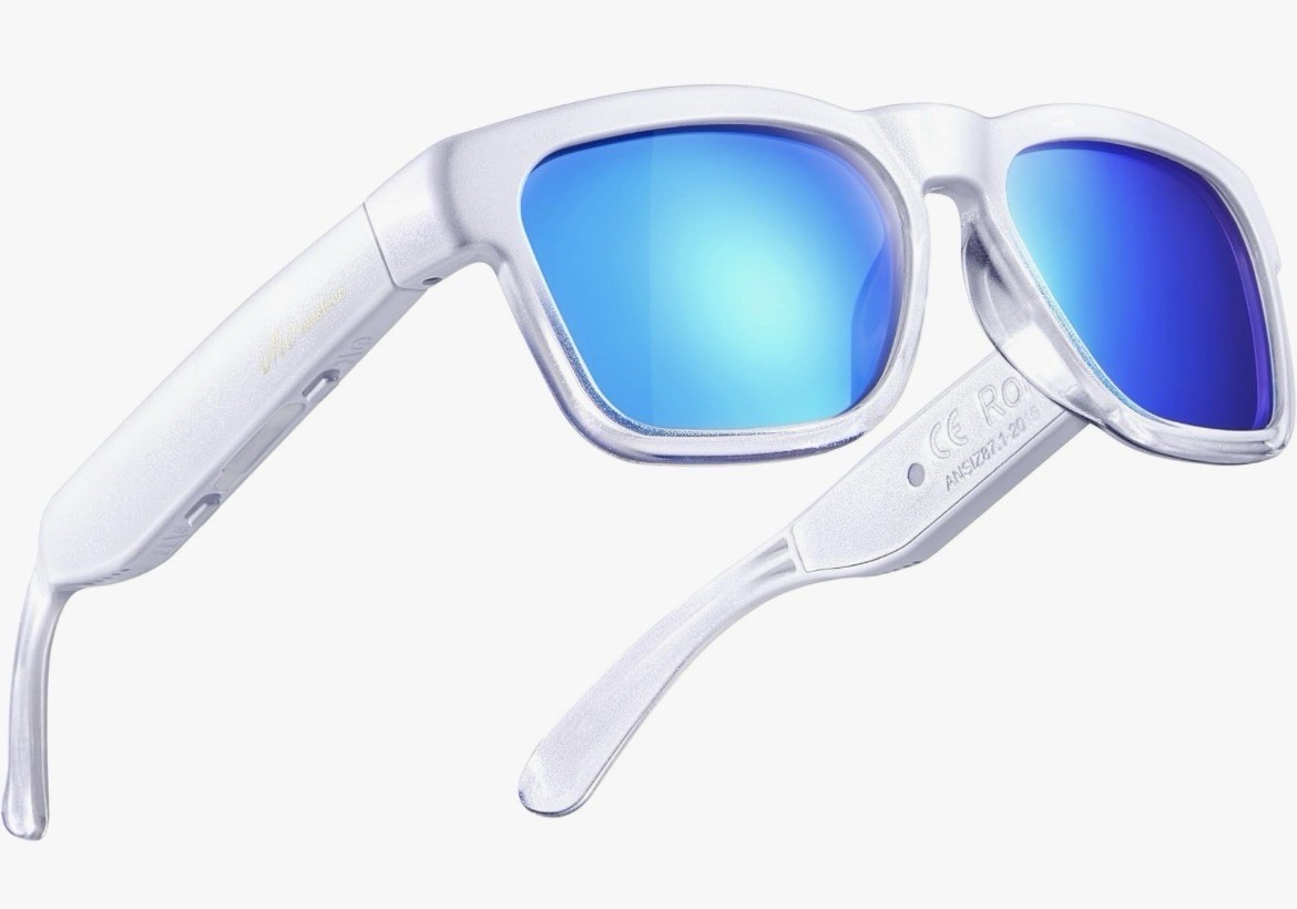 OhO Sunshine Polarized Bluetooth Audio Glasses 10H Playing Time, Voice Control