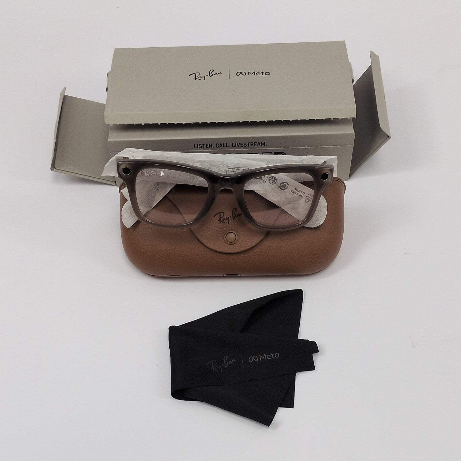Ray-Ban Meta Wayfarer Gen 1 Transitions RW4006 6705P5 AI Smart Glasses