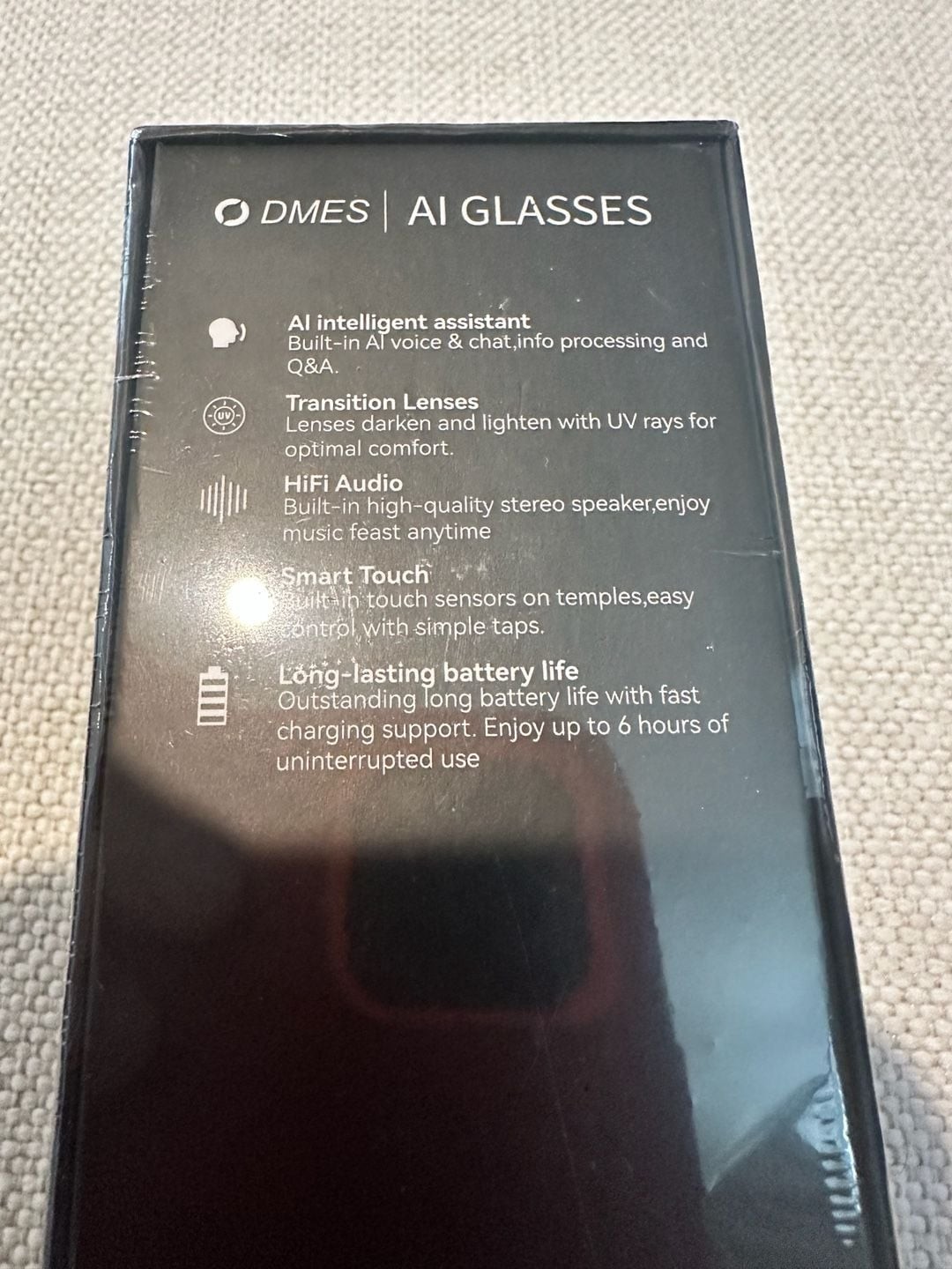 DMES AI Glasses Smart Bluetooth Audio Eyewear