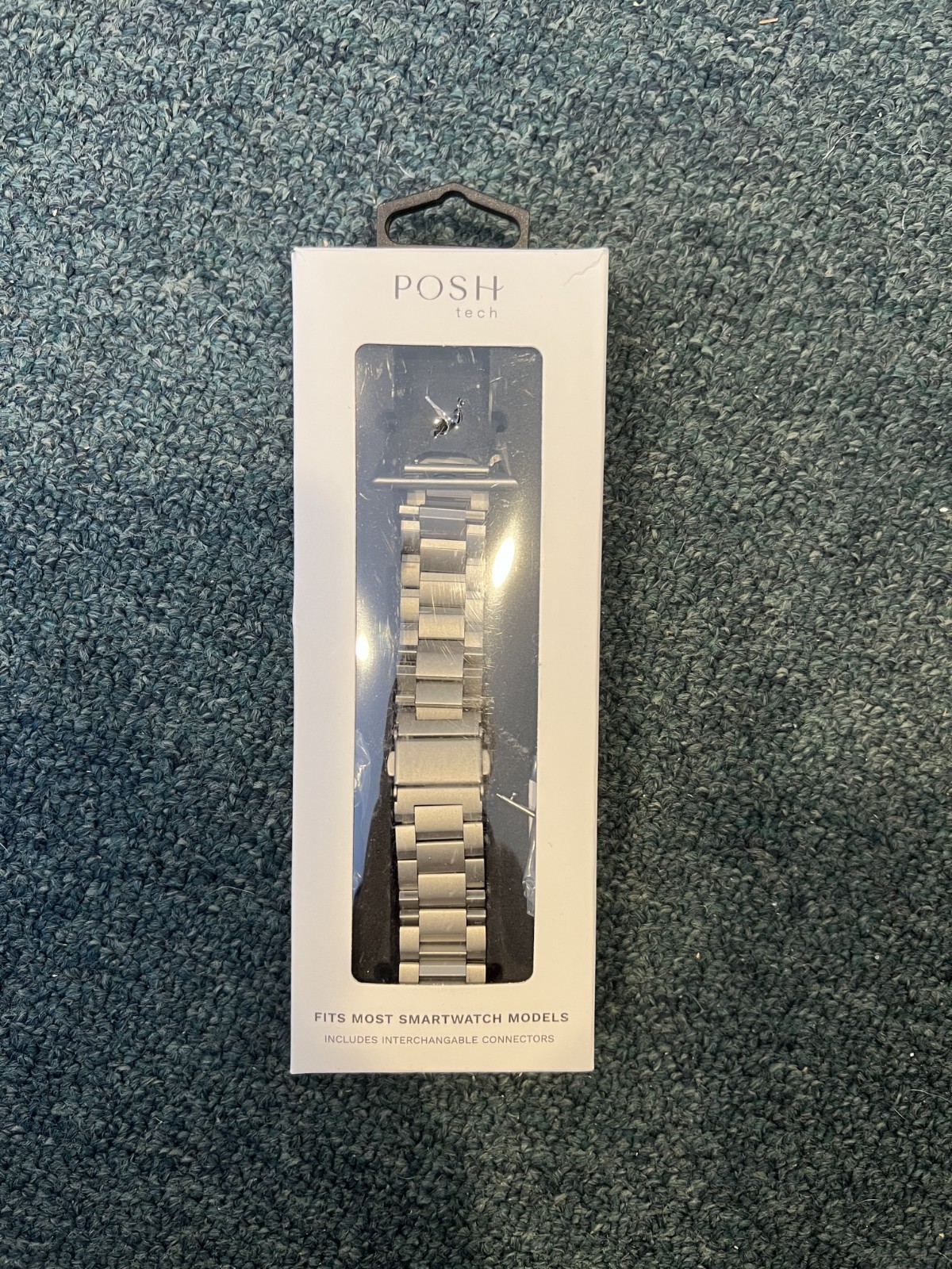 Posh Tech Maxwell Stainless Steel Smart Watch Band, Universal Fit for Apple