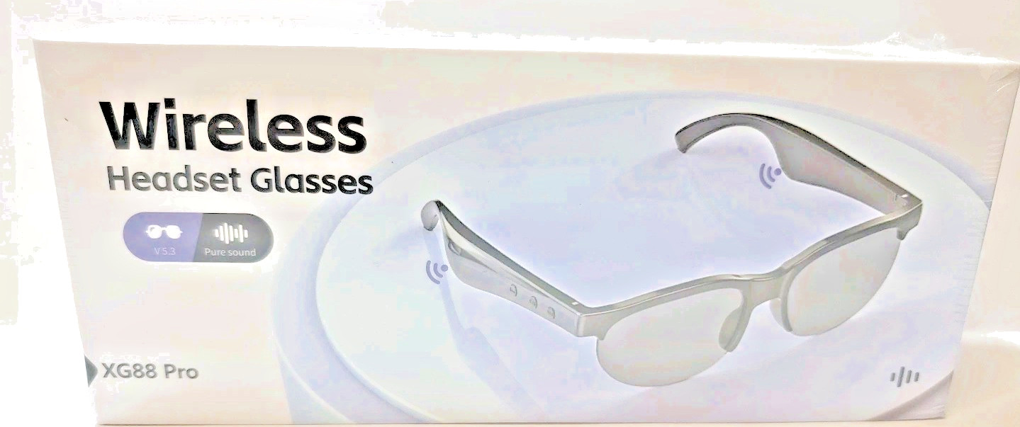 Wireless Headset Sunglasses XG88 Pro Bluetooth Sealed