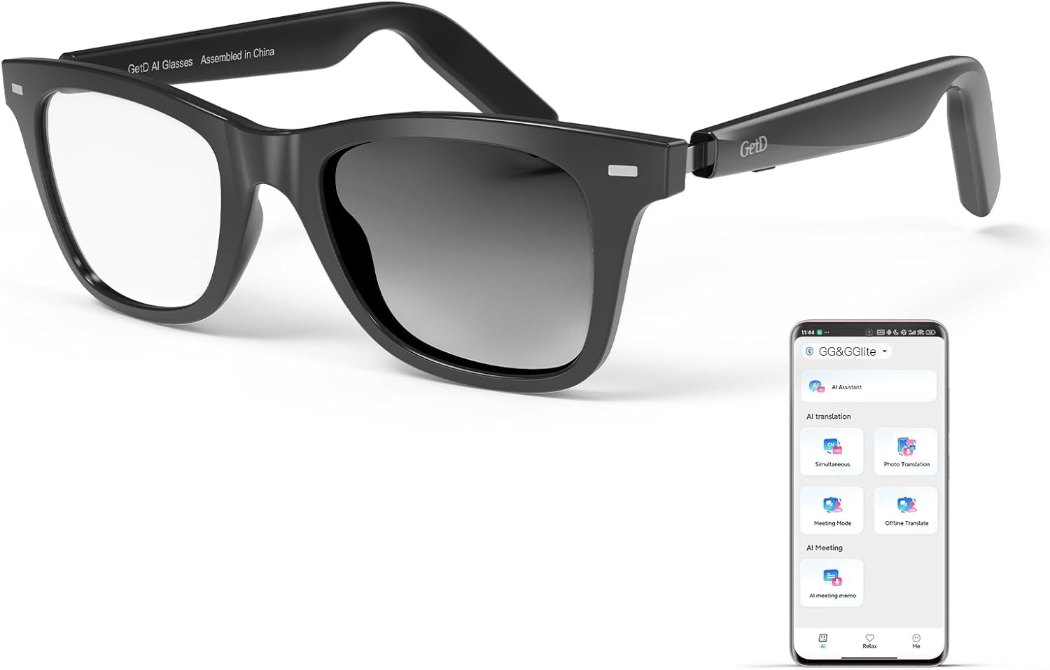 2026 AI Glasses for Men & Women, Smart Glasses Powered by Chatgpt, AI Real-Time