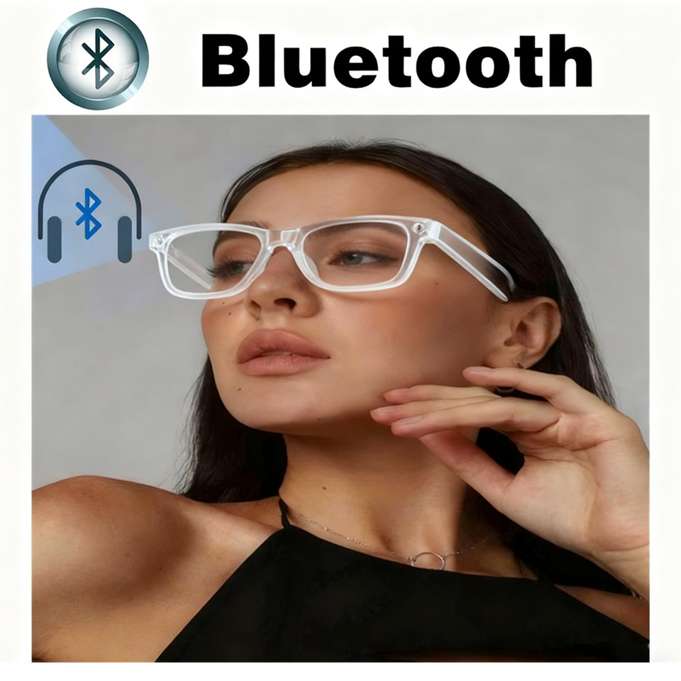 AI Bluetooth Smart Glasses with Camera & Voice Assistant and AI translation