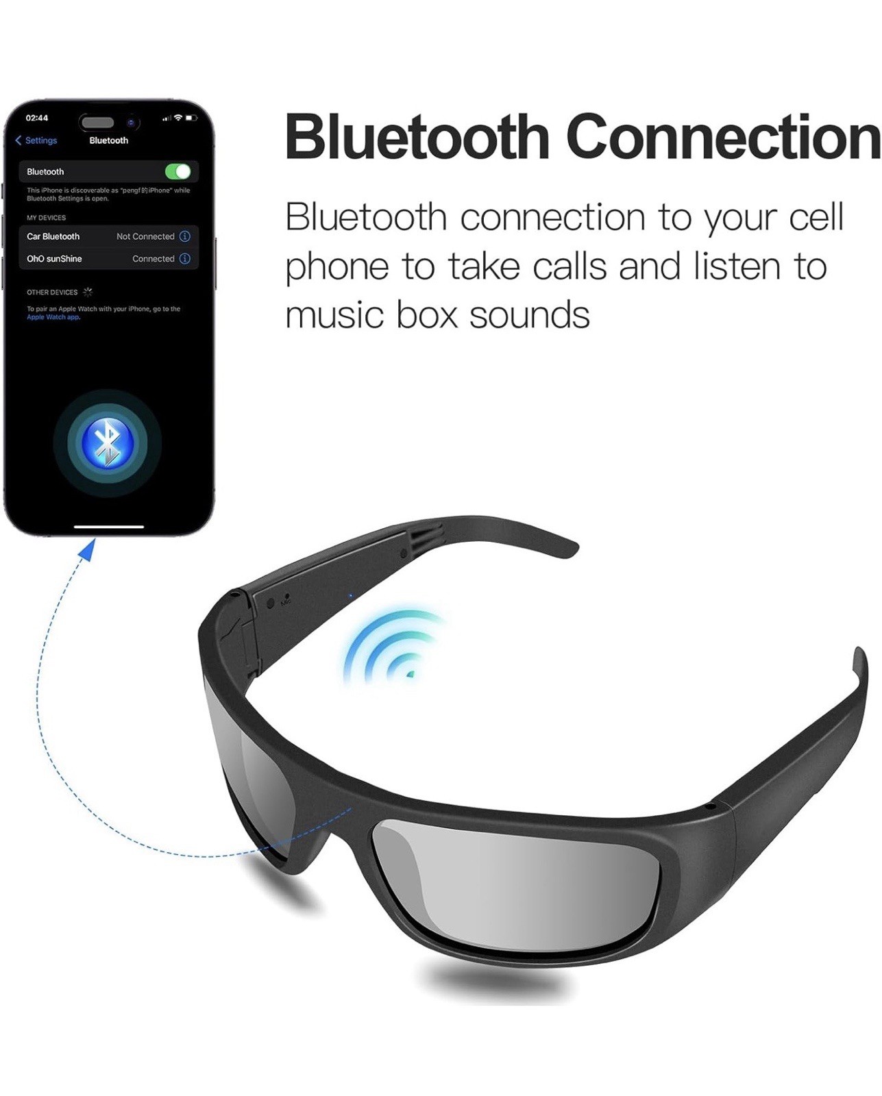 Smart Glasses, UV Protection and Voice Control