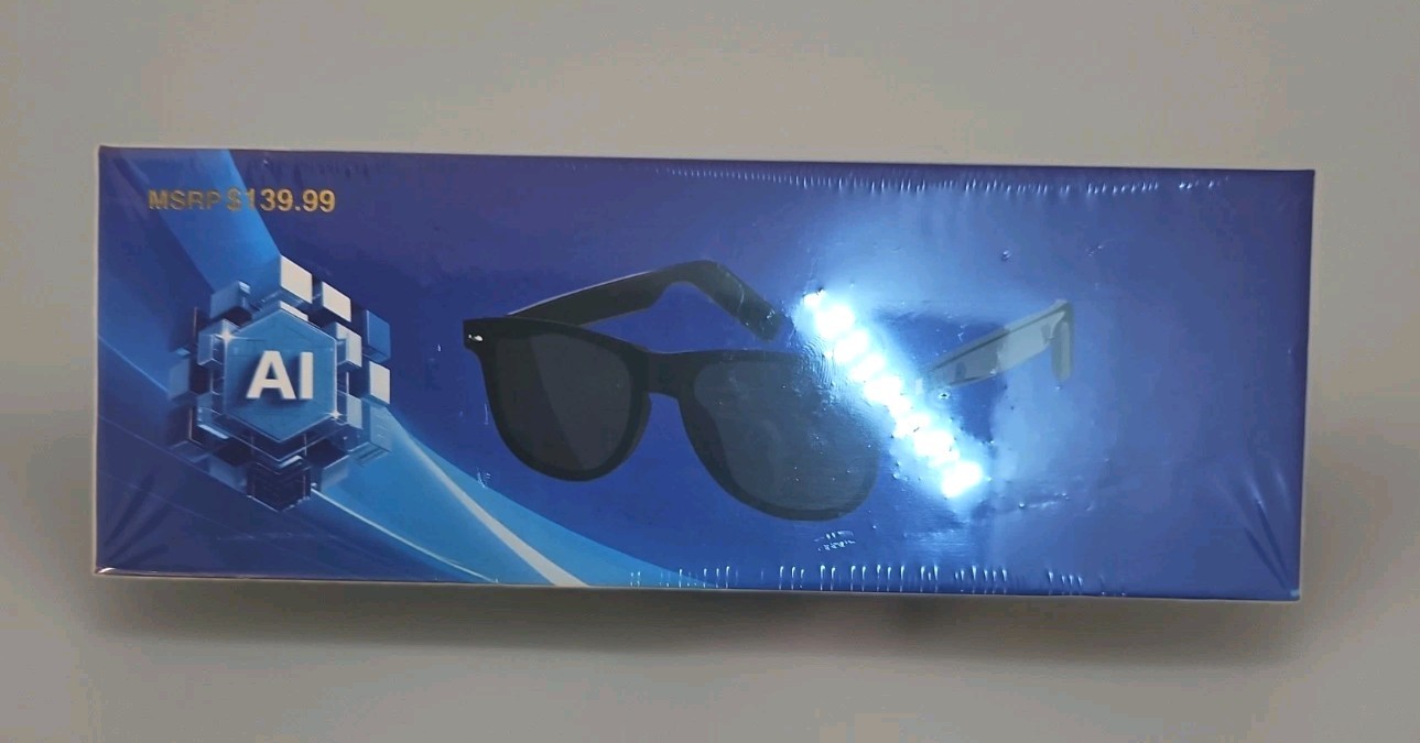 Magic Treasure Times Technology DMES AI Smart Glasses Bluetooth Audio Mic 8hr