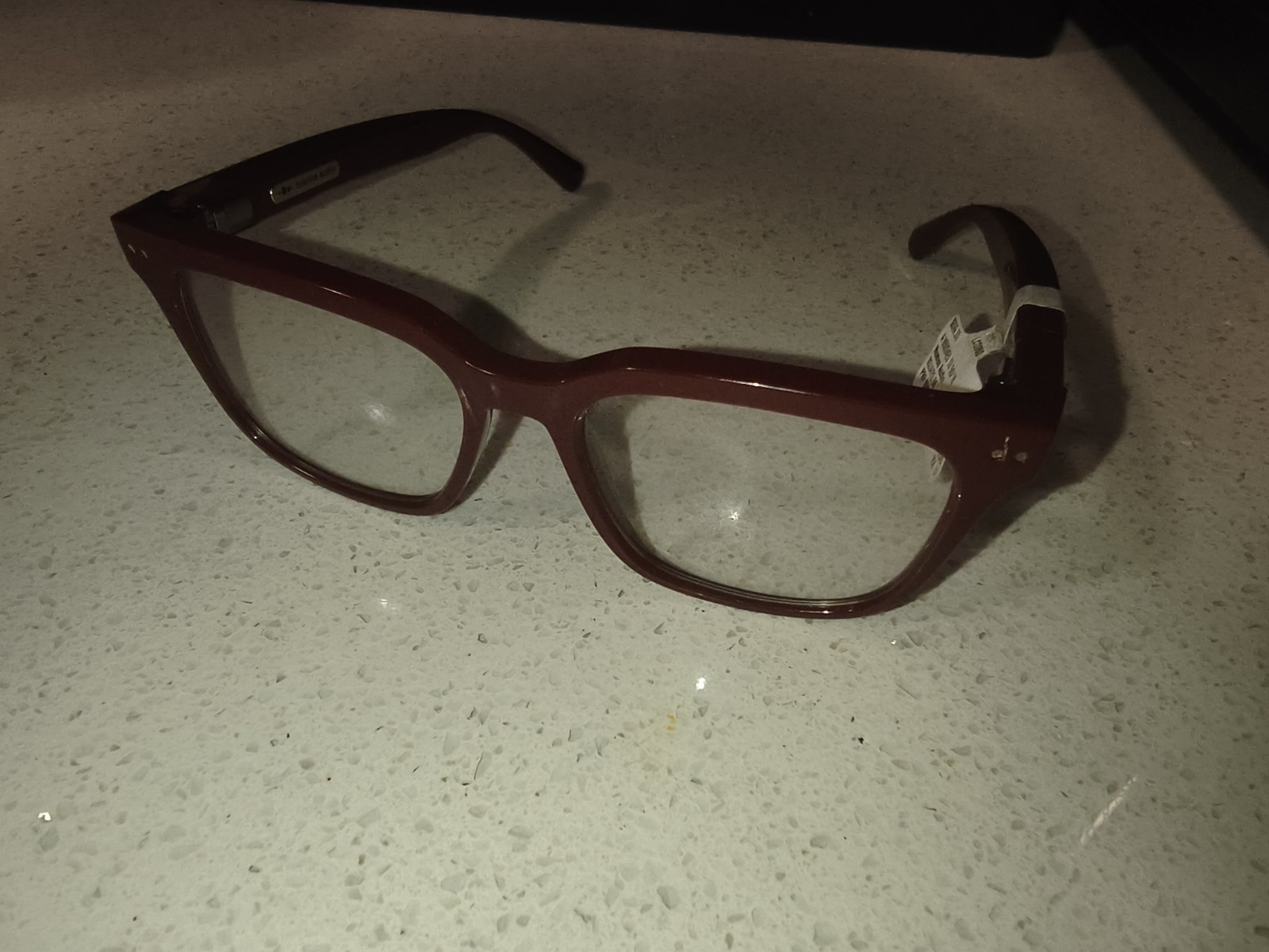 Nuance Audio Hearing Glasses Shiny Burgundy NEW w/ Tags Retail $699 – See Descr