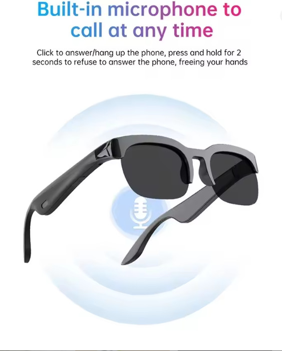 Lenovo Official AI Smart Glasses 8K Dual Camera Bluetooth Video Sunglasses 2026