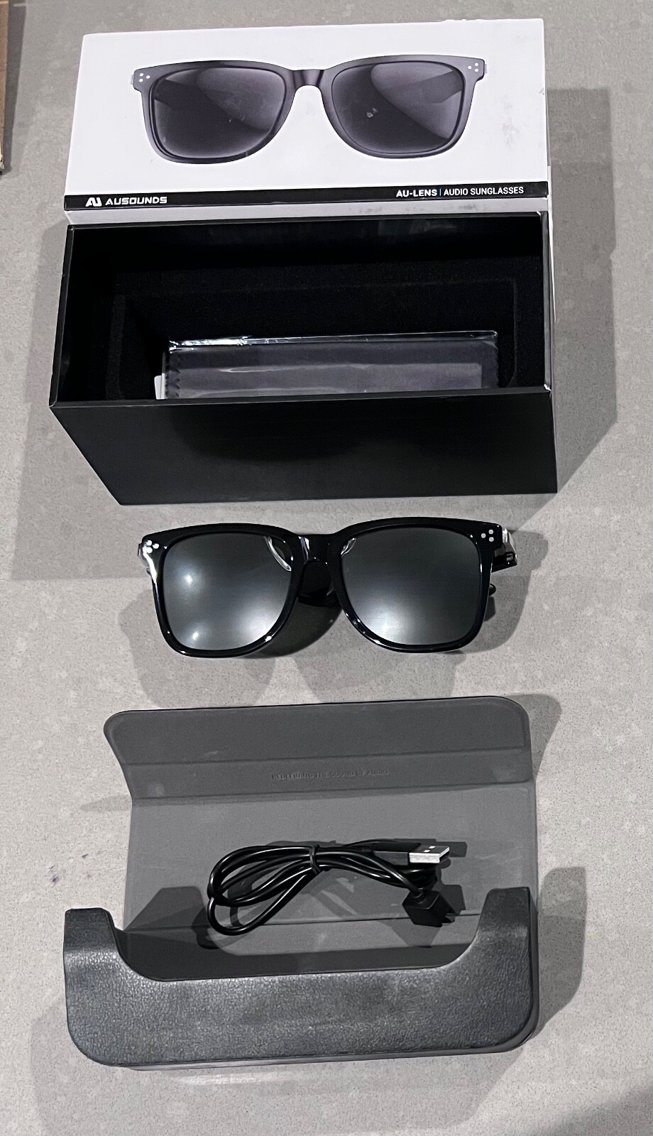 Defective ausounds Audio Sunglasses, Open Ear Wireless Headphones