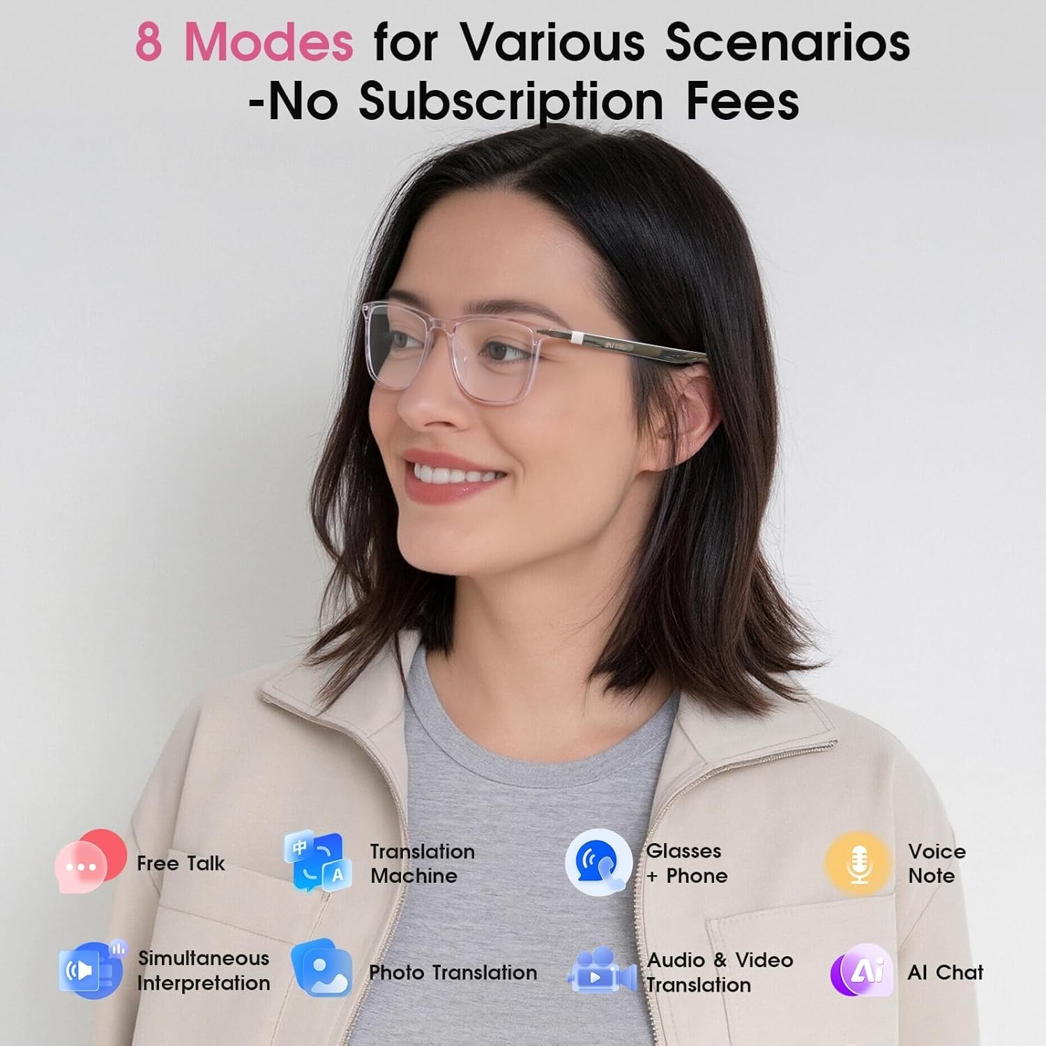 Long Battery Life AI Glasses for Daily Adventures