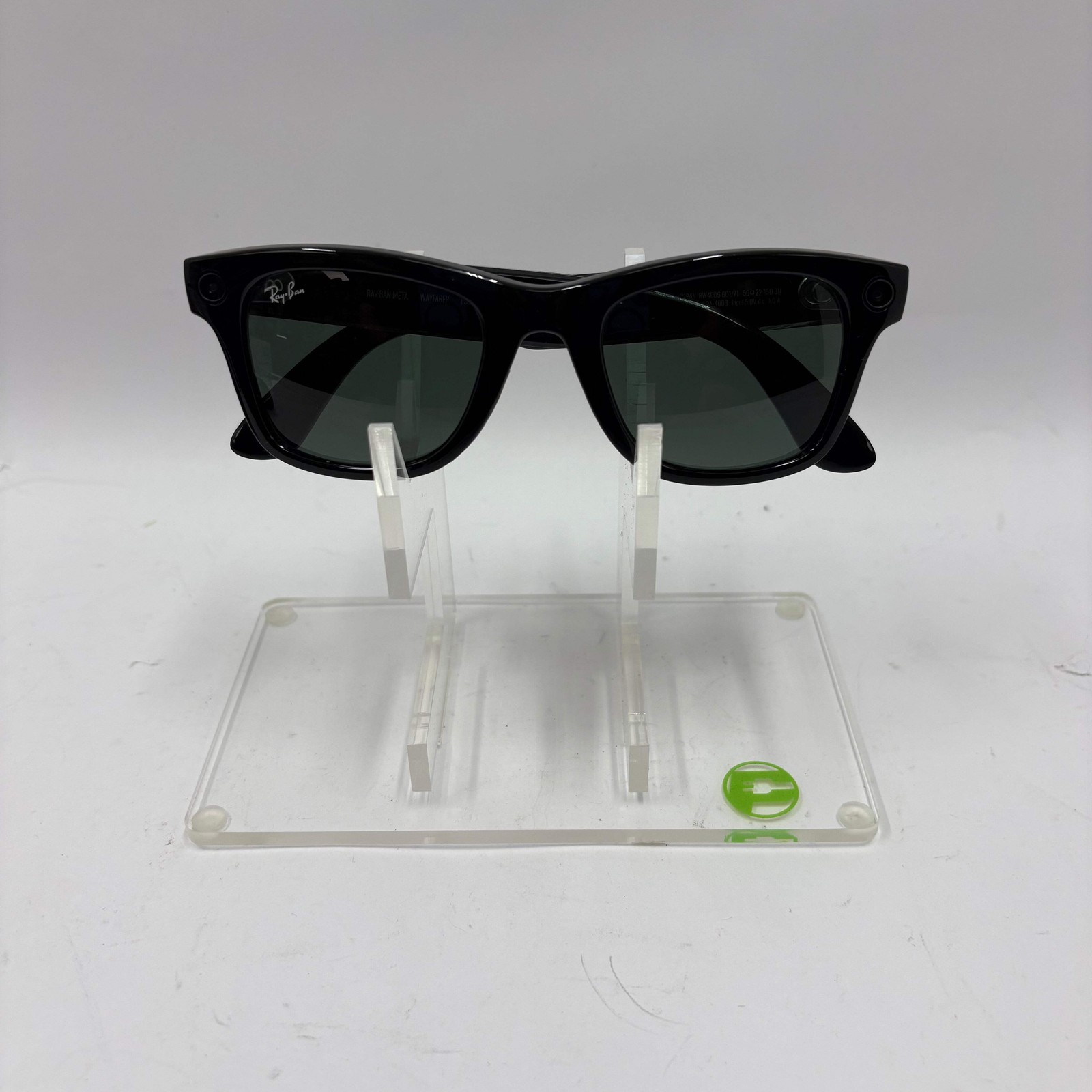 Ray-Ban Meta Wayfarer Gen 1 Shiny Black Polarized RW4006 60171 AI Smart Glasses