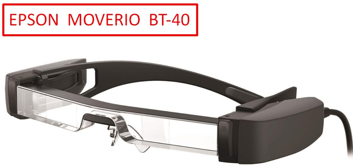 Epson MOVERIO BT-40 Smart Glasses OLED Panel FullHD Model