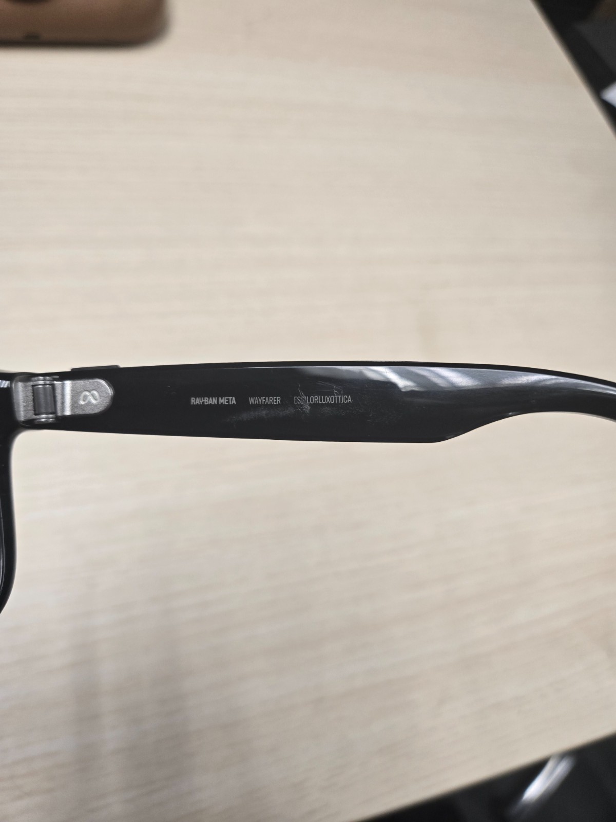 Ray-Ban Meta Wayfarer Smart Glasses(Gen 1)- Shiny Black Frames with polarized…