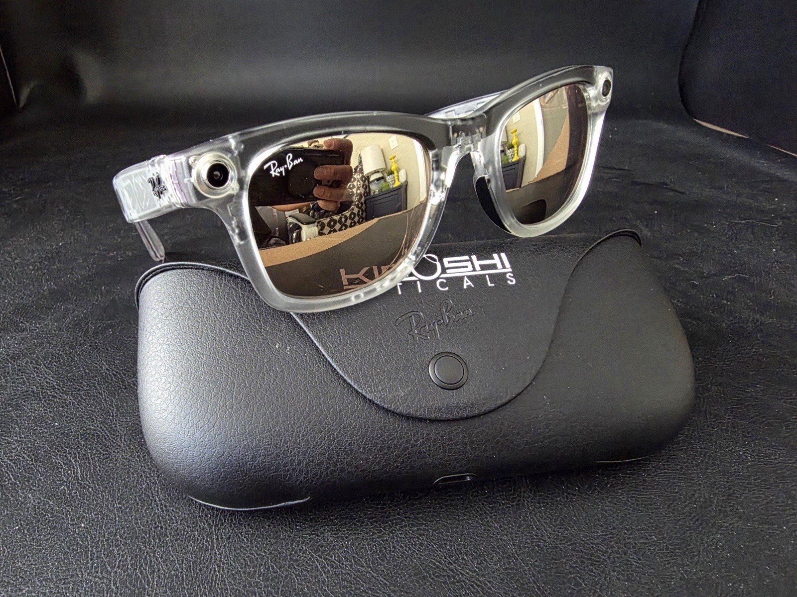 Ray-Ban Meta Wayfarer Gen 2 Limited Edition Brown Mirror Gold SHIPS TODAY