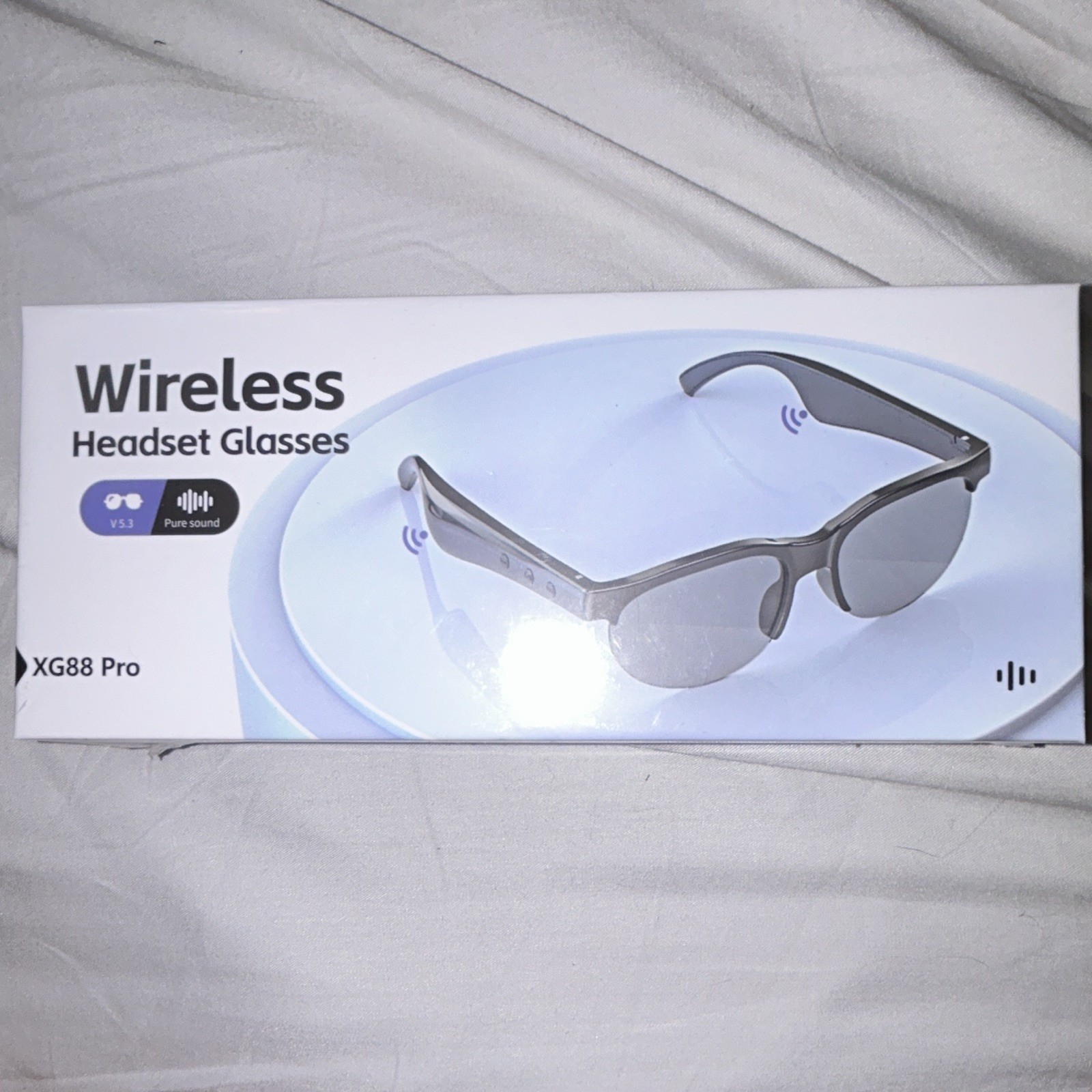 XG88 Pro Wireless Bluetooth Headset Smart Glasses, Headset Glasses