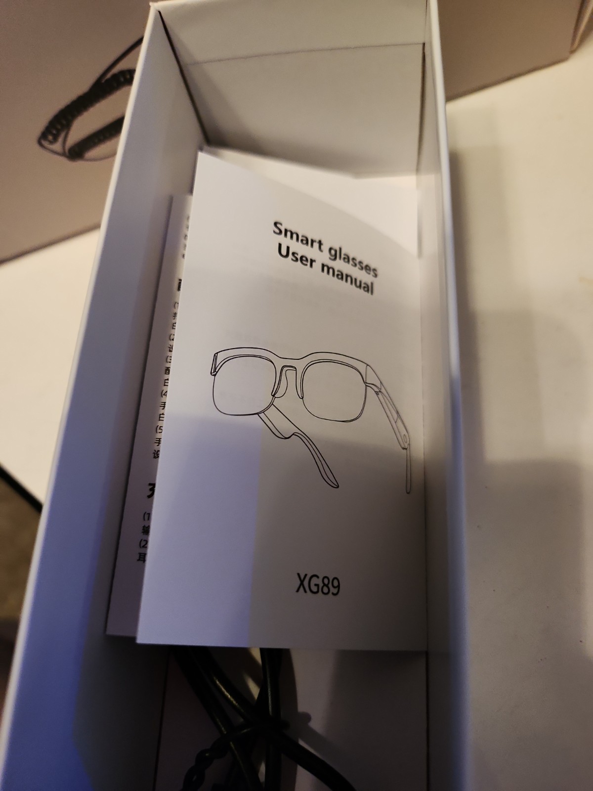 AI Wireless Smart Glasses Bluetooth Audio Glasses Headphones All In One