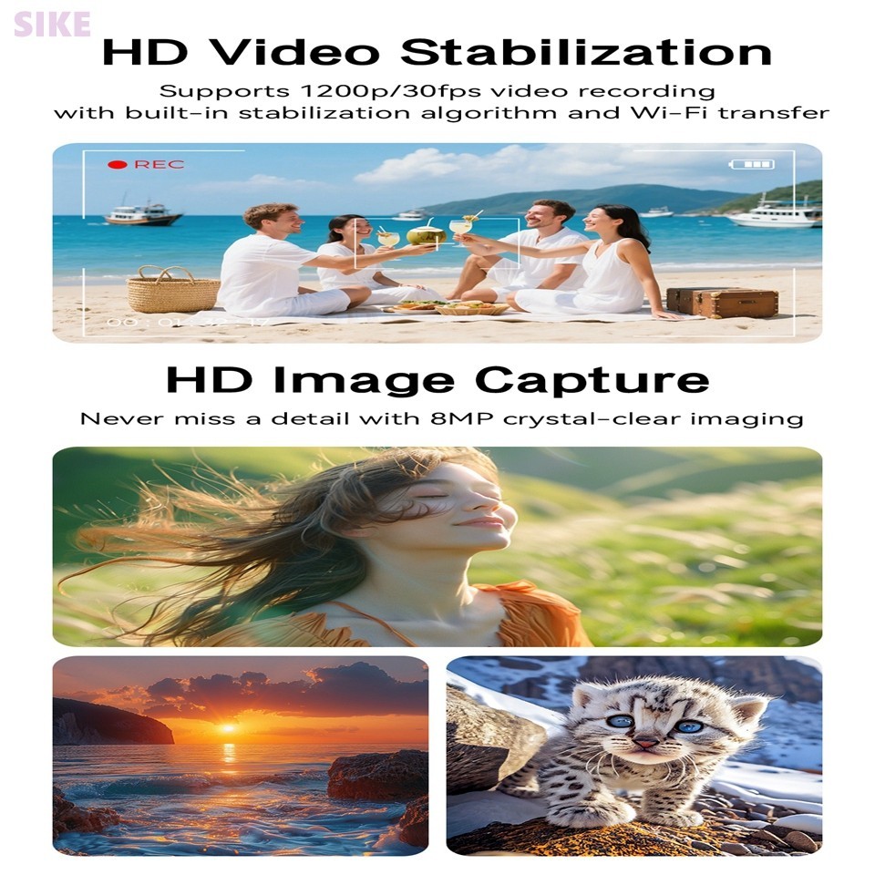 Camera glasses AI smart glasses with camera and Image and video and glasses case