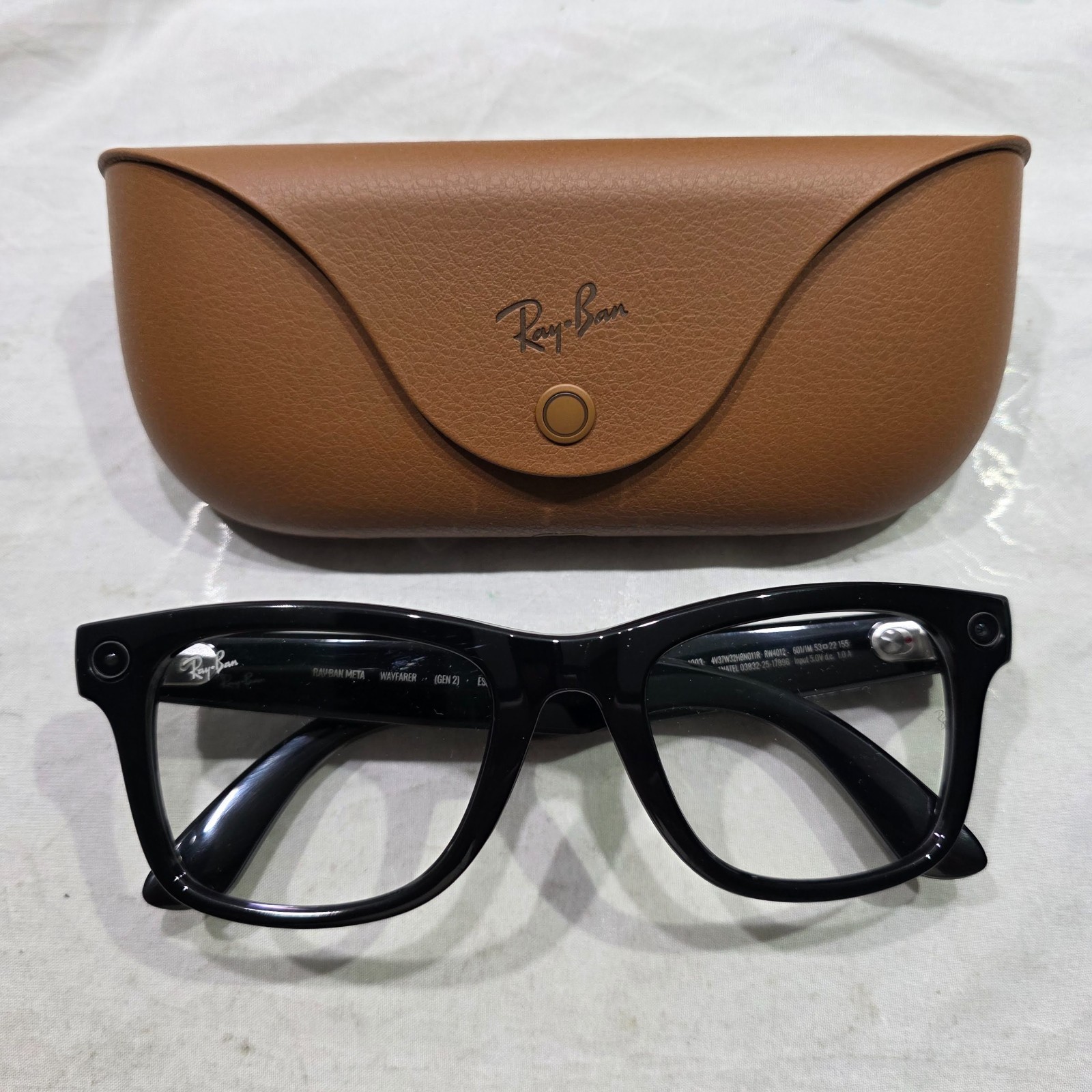 Ray-Ban Meta Wayfarer Gen 2 Smart Sunglasses – Shiny Black/Transitions – LARGE