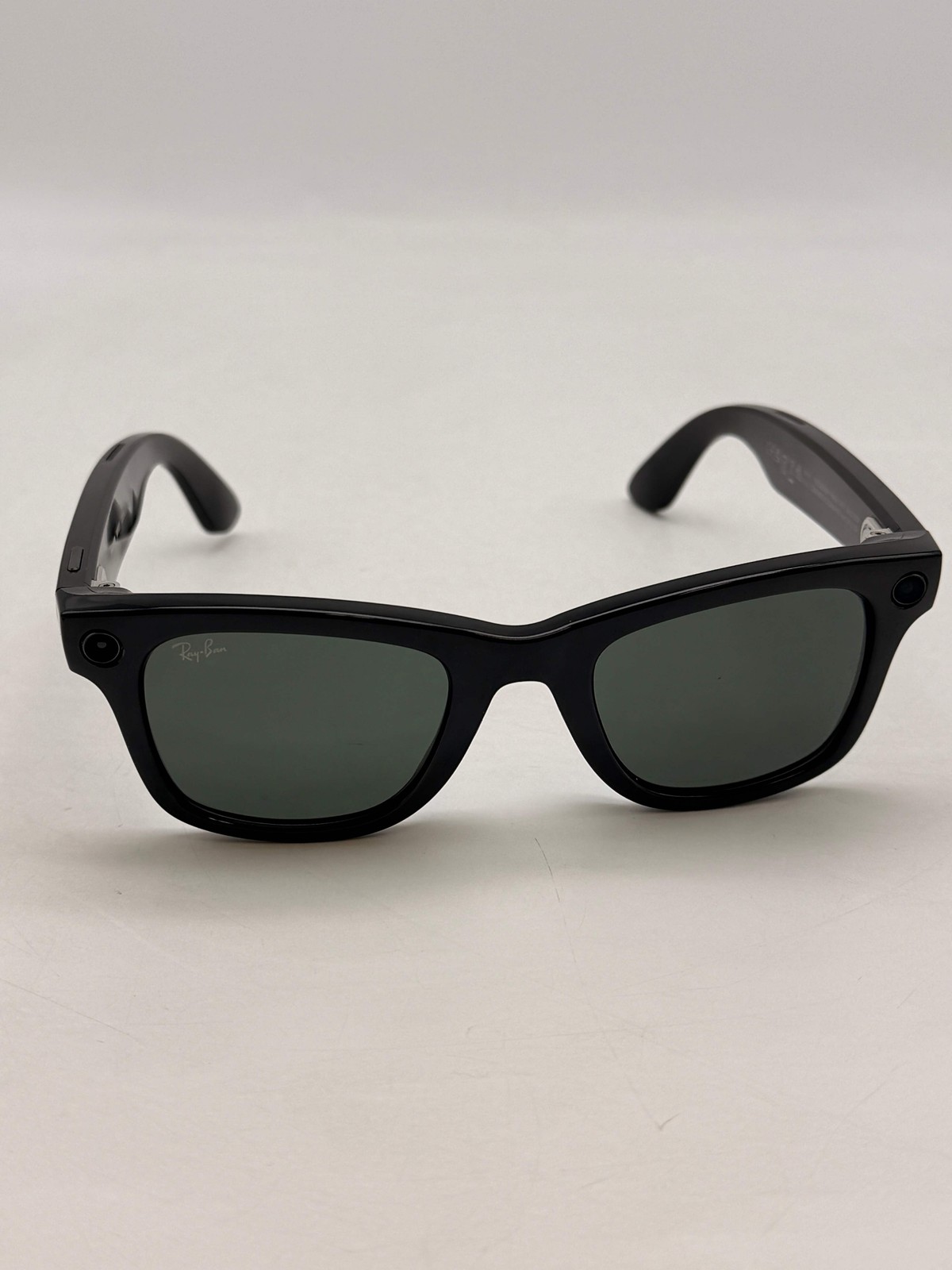 Ray-Ban Meta Wayfarer RW4006 Smart Glasses Shiny Black G-15 Green Lens