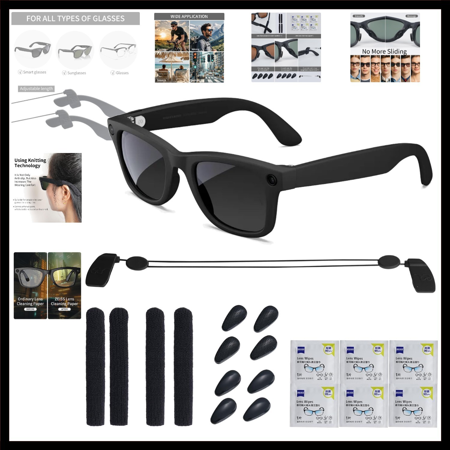 Smart Glasses Accessories for Ray-Ban Meta Wayfarer/Headliner/Skyler Gen 2 & …