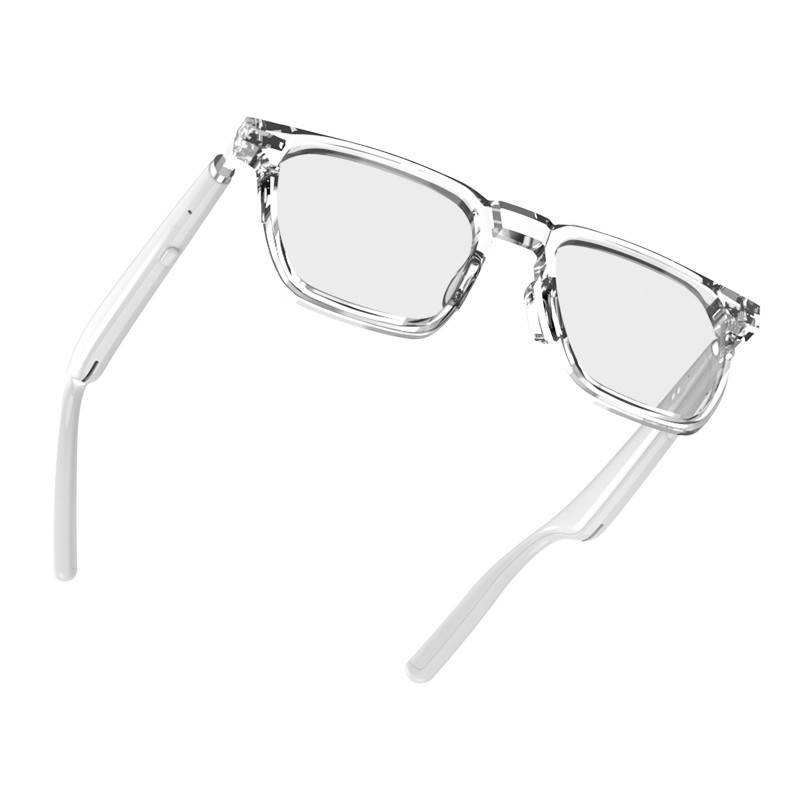 Smart Clear Lens Bluetooth Glasses with HD Calling, Music Playback, Voice Assist