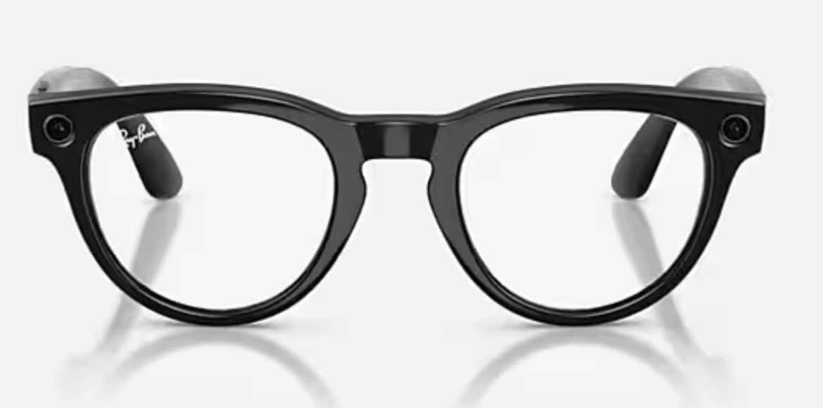RAY-BAN Meta GEN2 AI HEADLINER Smart Glasses Matte Black / Clear Lenses