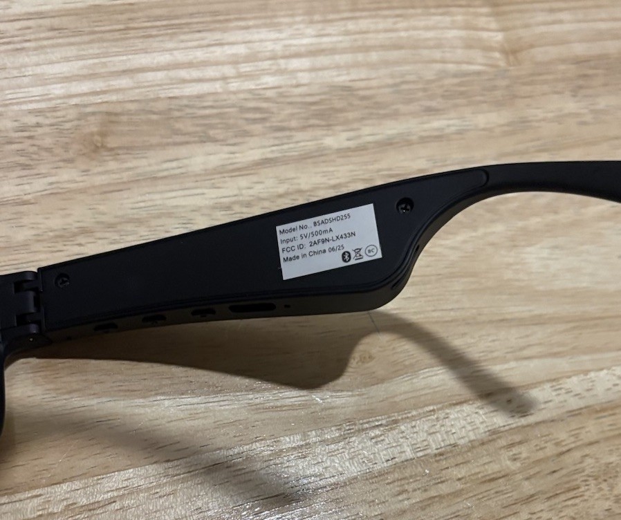 Brookstone Audio Shades Wireless, Bluetooth-Enabled Sunglasses