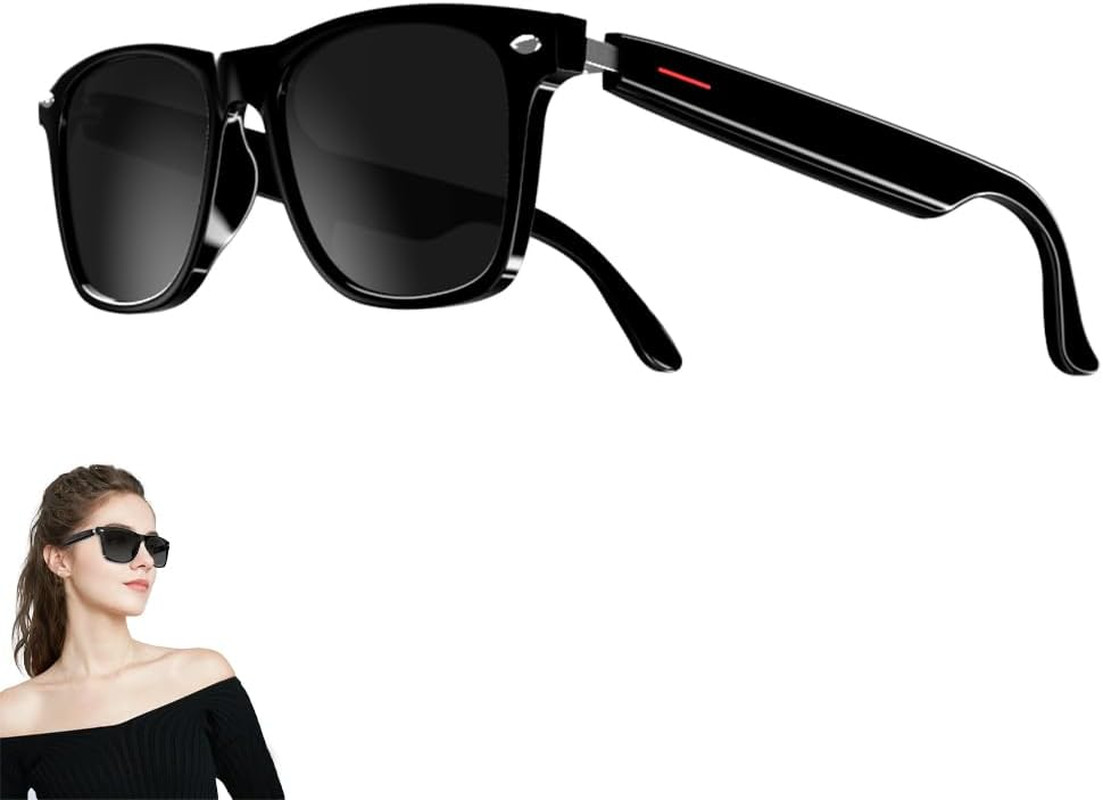 Smart Bluetooth Glasses,For Men & Women, Touch Control, Outdoor UV Protection an