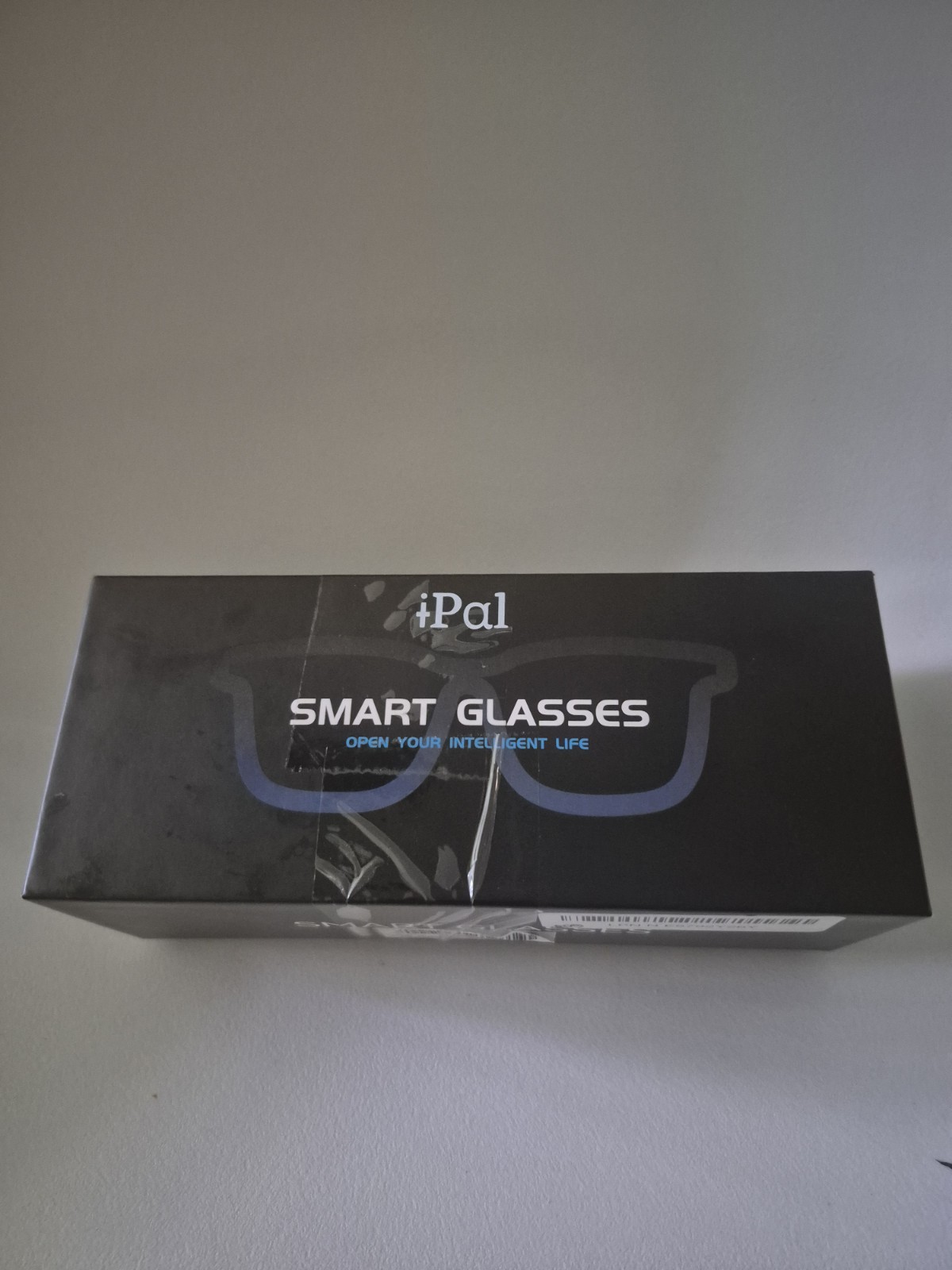 SMART AI GLASSES Black Smart Glasses Kit w/ USB Charging Cable, Case & Manual