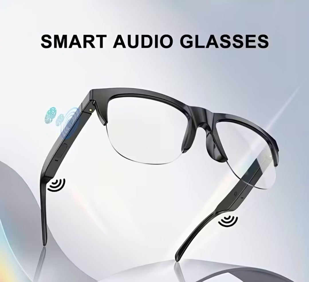 Smart Audio Glasses YJ-02 Bluetooth with USB Charging Cable & Pouch