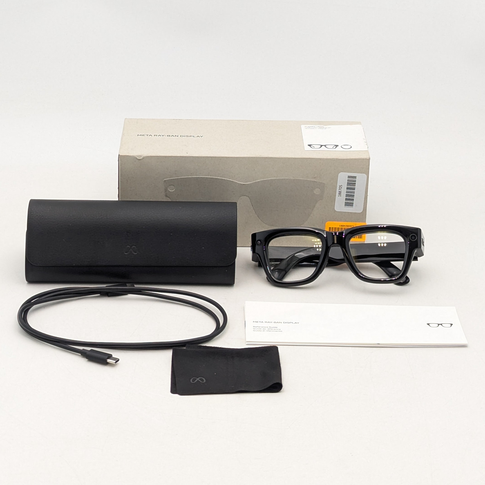 Meta Ray-Ban Display Smart Glasses & Case *No Neural Band* (SK-1001154-01) Black