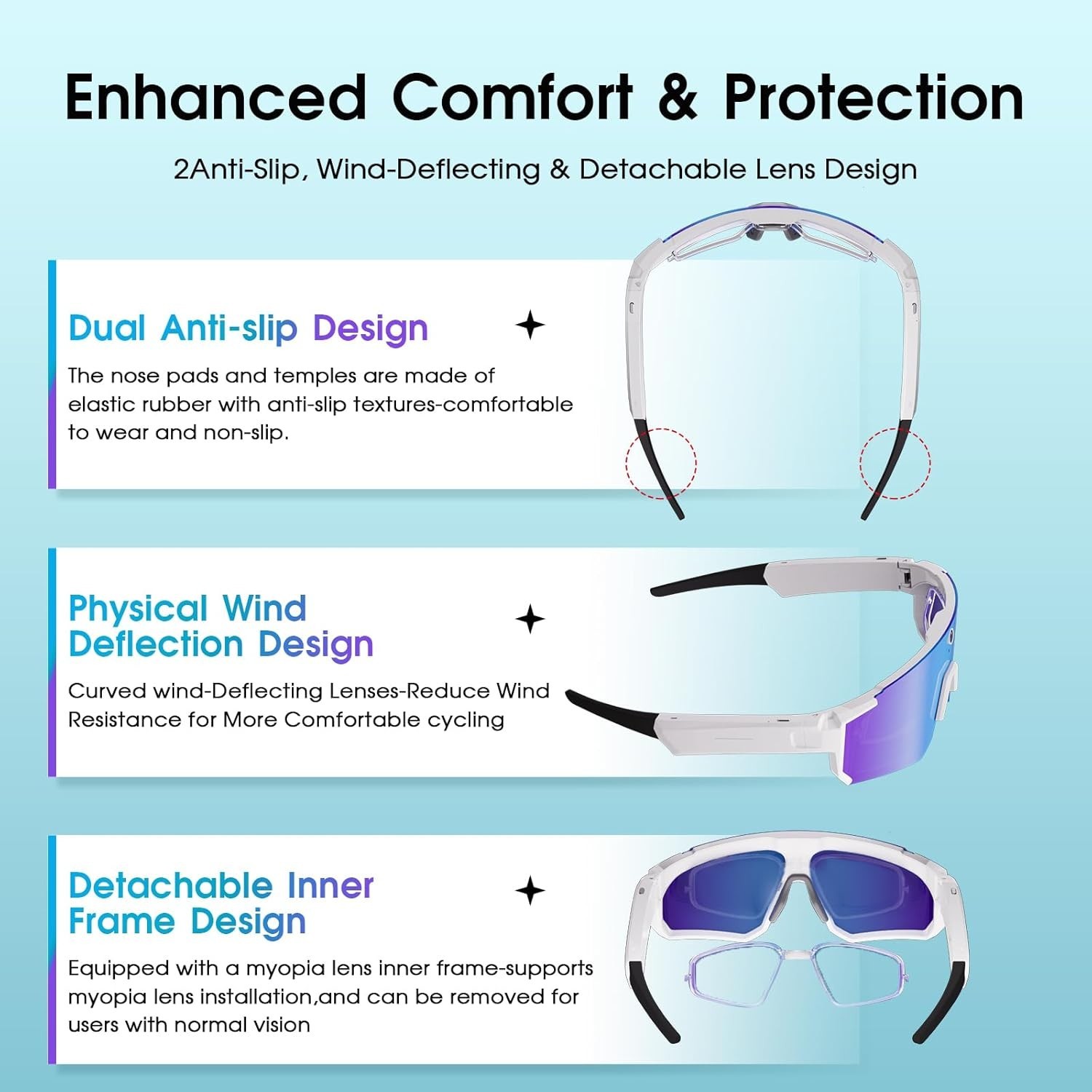 4K AI Smart Glasses with 8MP HD Camera & Bluetooth for Outdoor Adventures