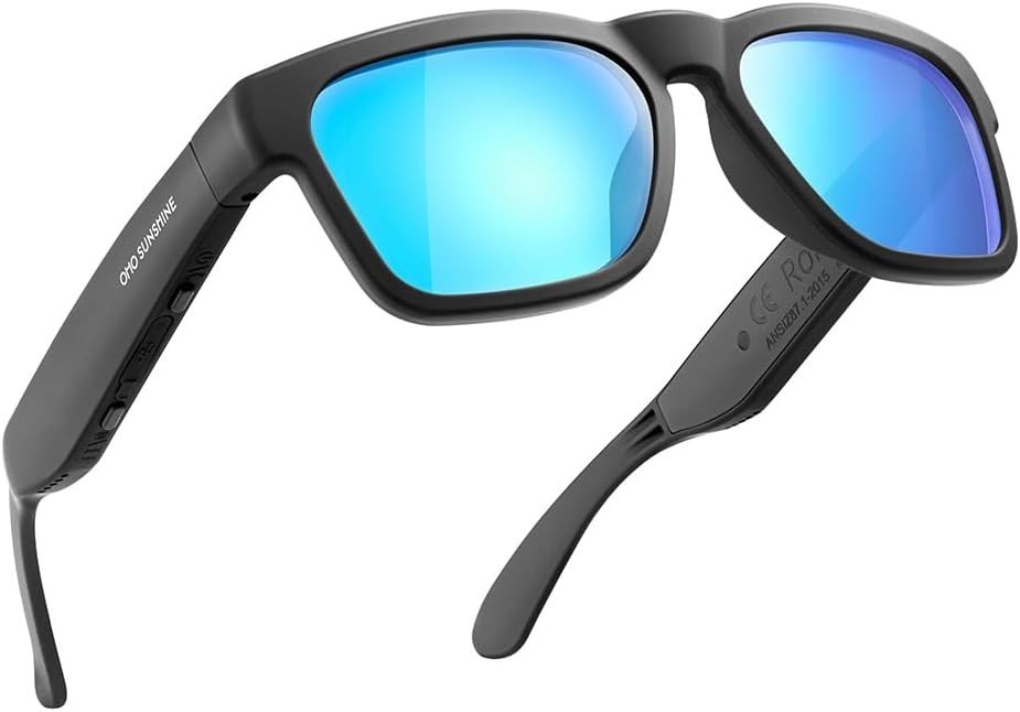 OhO Smart Glasses,Polarized Sunglasses with Blueto