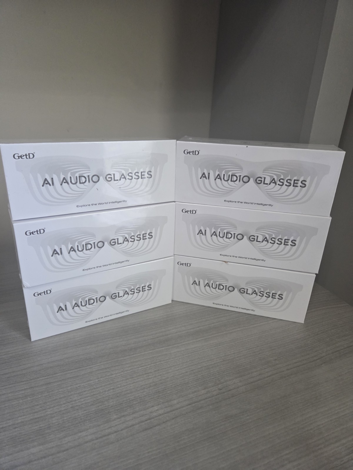 GetD AI Audio Glasses Model AI Audio Glasses MPN AI Audio Glasses LOT OF 6 NEW