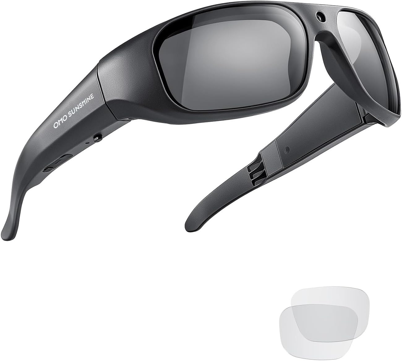 OhO sunshine 4K UHD Camera Sunglasses, Record-While-Charging, Water Resistant, U