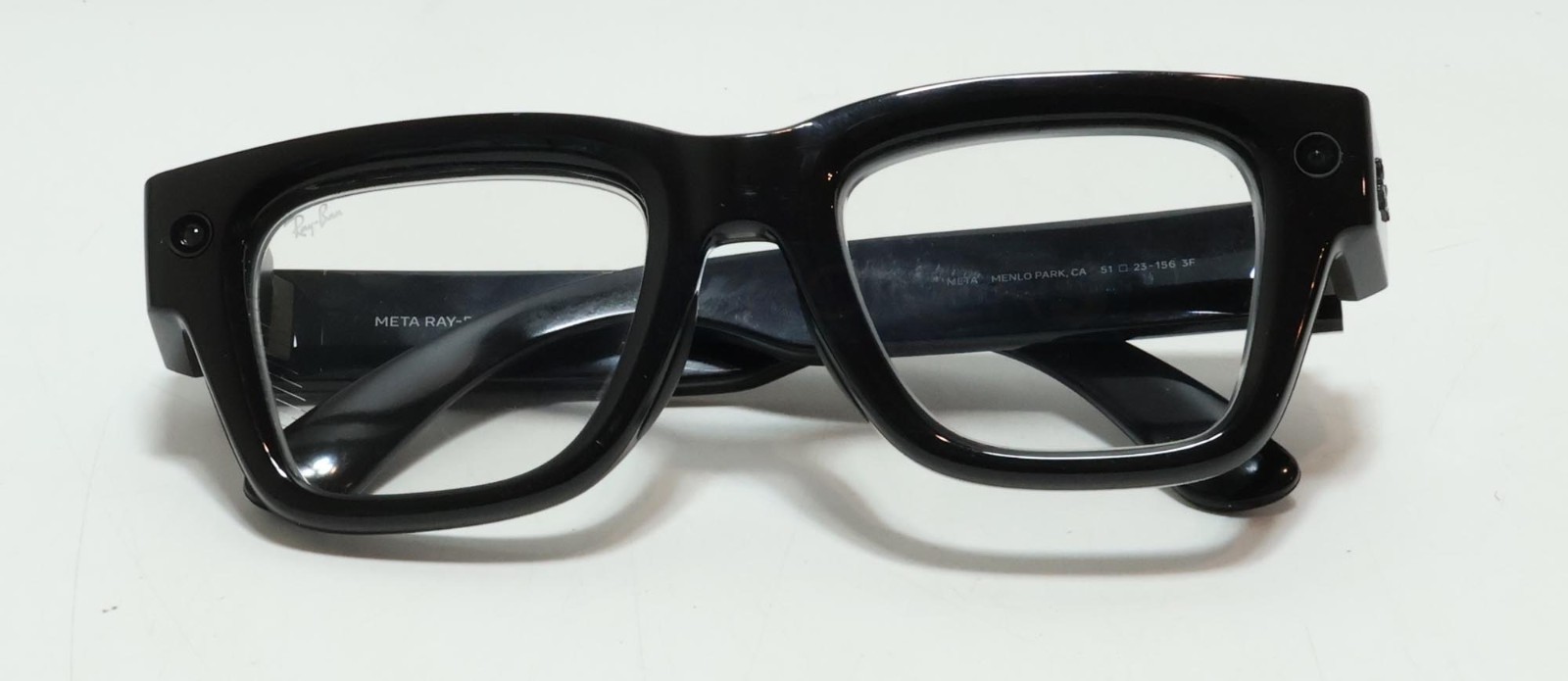 Ray-Ban Meta Display Smart Glasses (Glossy Black) 51 23-156 3F